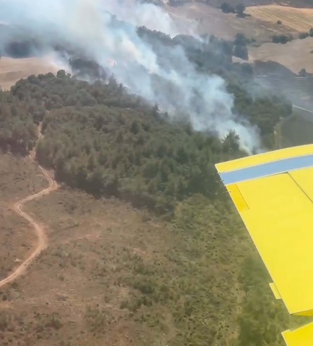 Çanakkale’deki orman yangını 1 saatte kontrol altına alındı