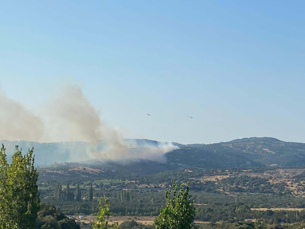 Çanakkale Ayvacık'taki yangında 14 saatin ardından kontrol altına alındı