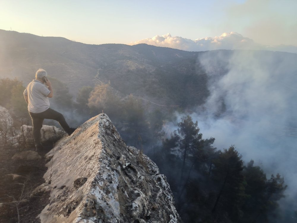 Antakya'daki orman yangını 15 saatin sonunda kontrol altına alındı