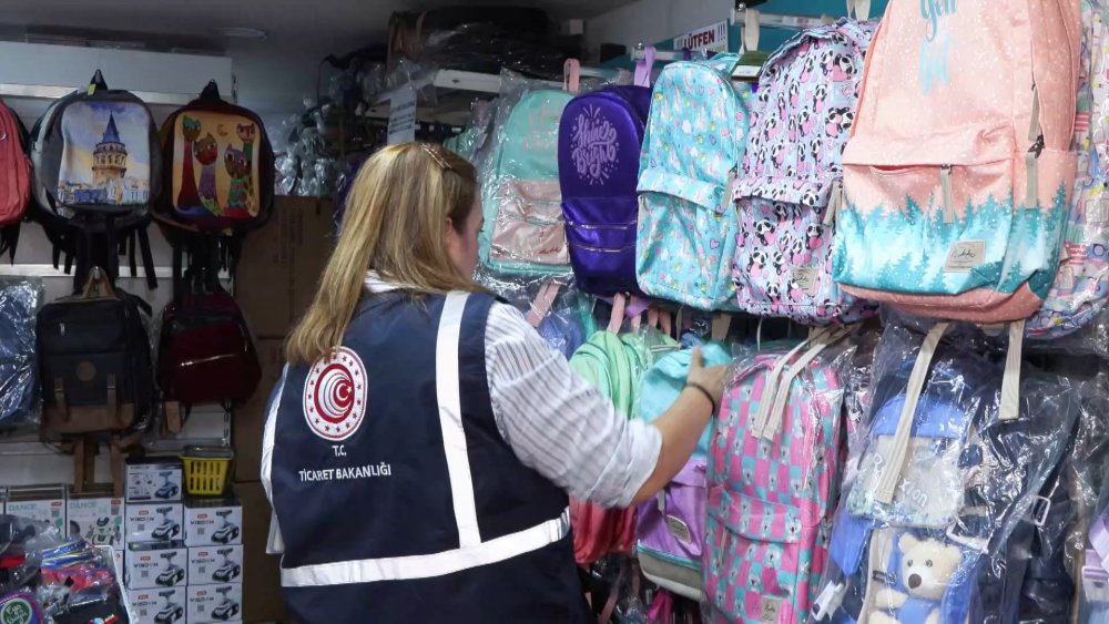 İstanbul'da kırtasiye ve okul ürünleri denetimi