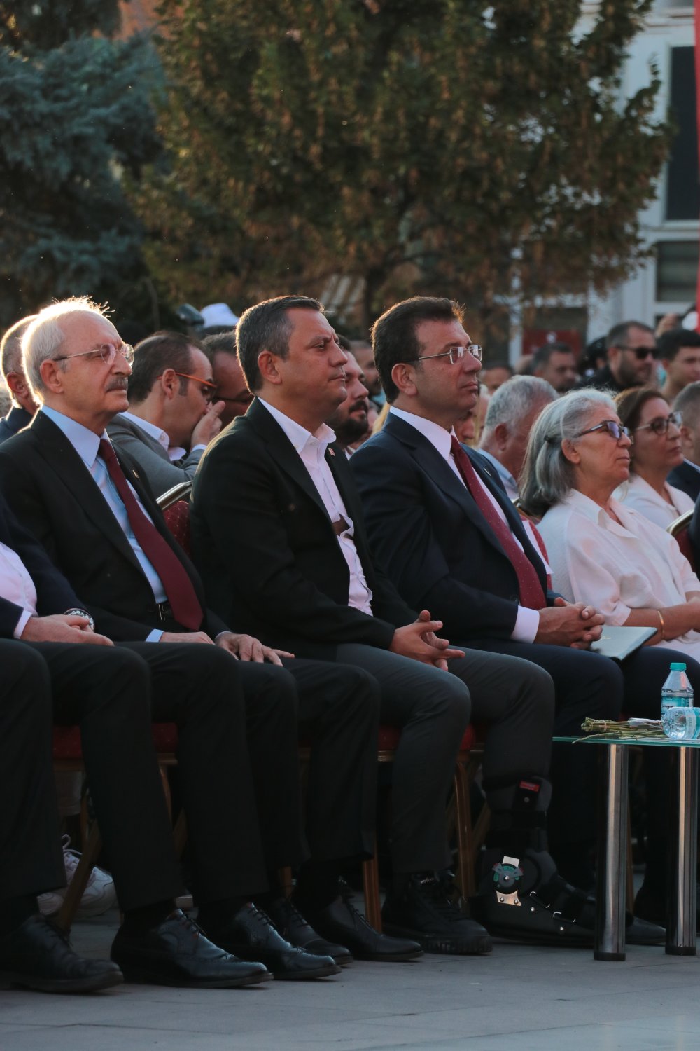 Özel, İmamoğlu ve Kılıçdaroğlu Hacıbektaş'ta yan yana