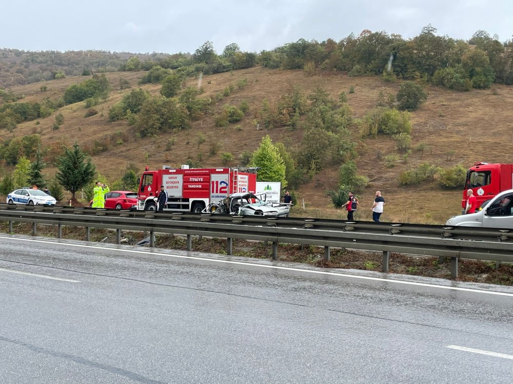 Samsun'da zincirleme trafik kazası: Ölü ve yaralılar var!