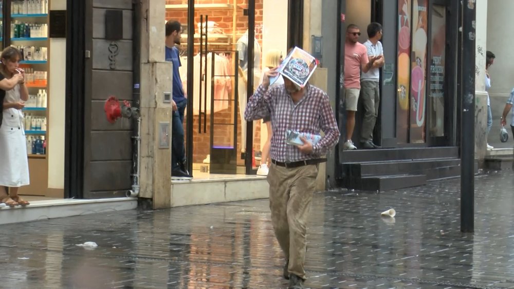 Avrupa Yakası'nın  yoğun yağışla imtihanı