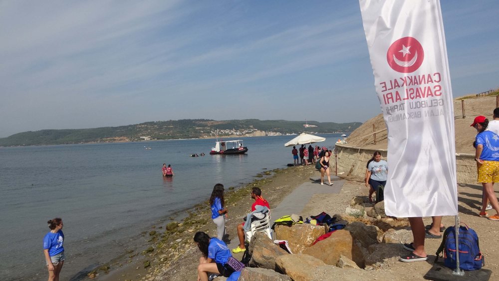 Troya Kültür Yolu Festivali'nde engelli bireyler anı dalışı yaptı