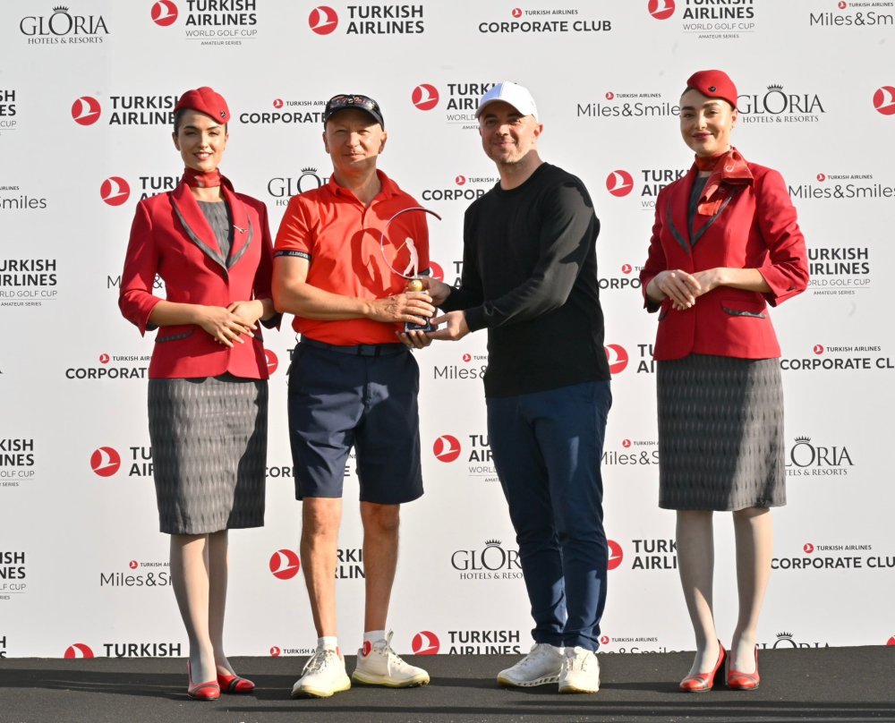 Turkish Airlines World Golf Cup turnuvasında kazananlar ödüllerini aldı