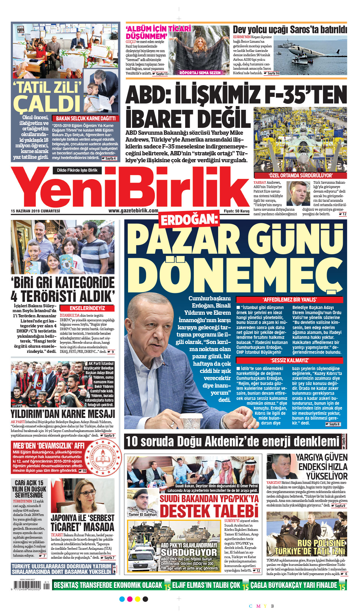 https://www.gazetebirlik.com/15 Haziran 2019