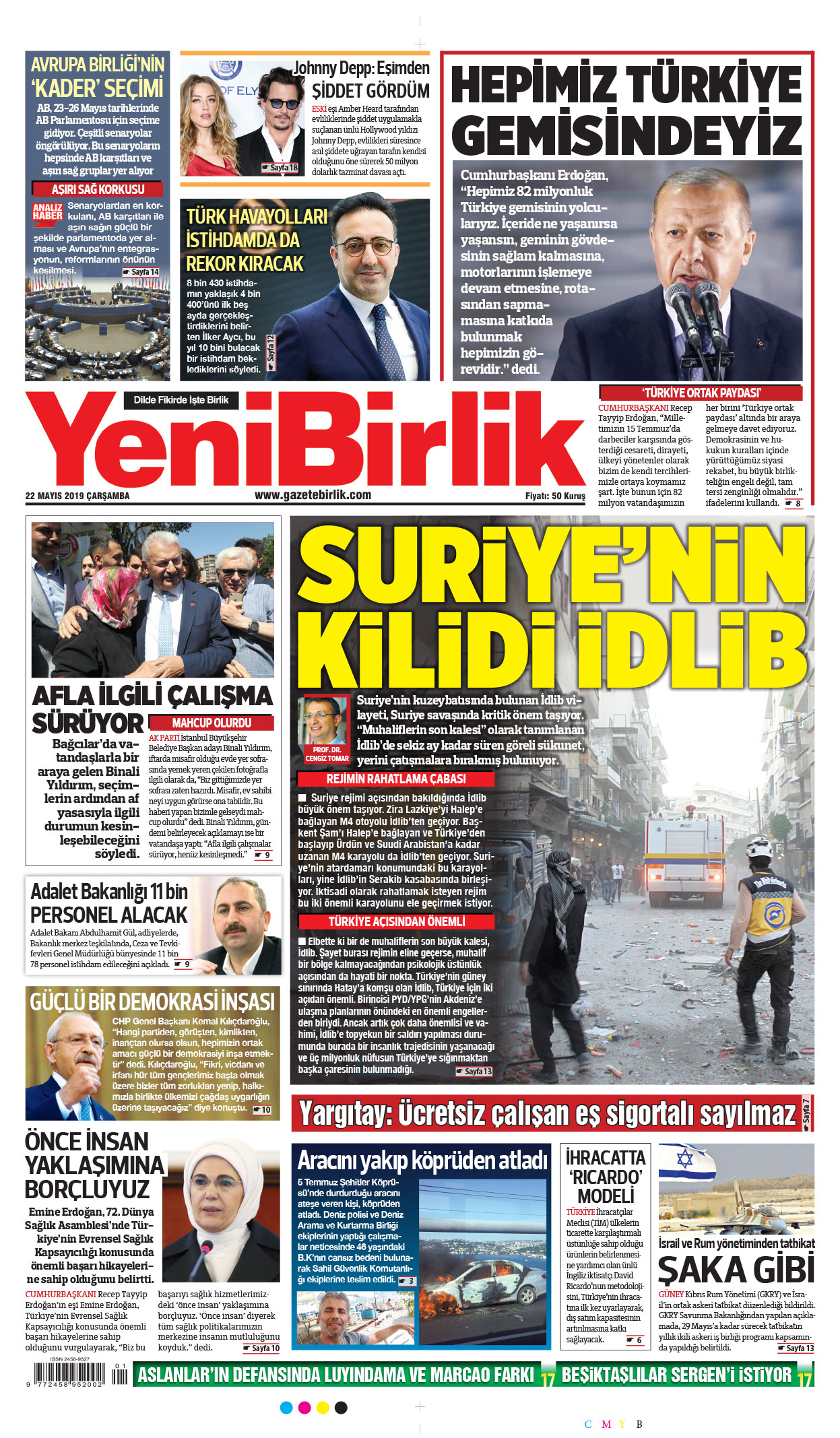 https://www.gazetebirlik.com/22 Mayıs 2019