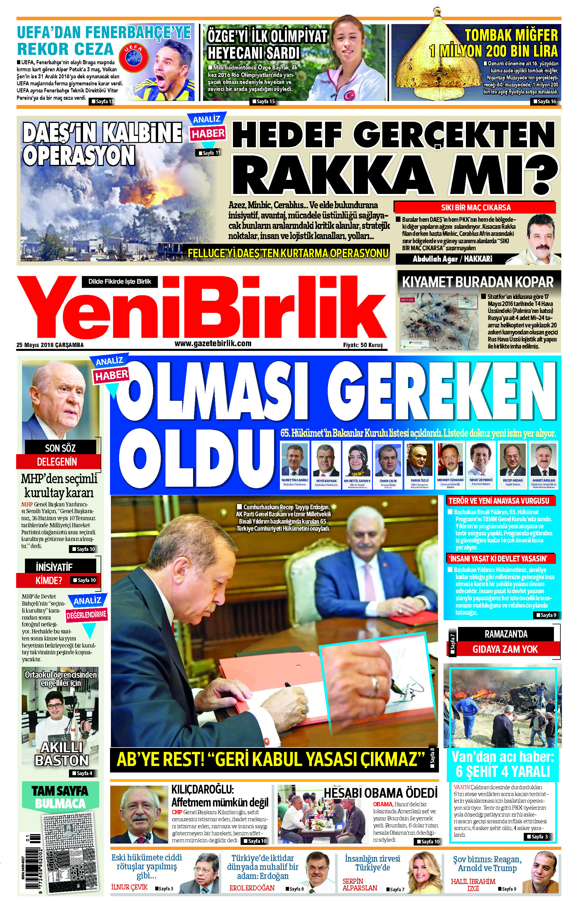 https://www.gazetebirlik.com/25 Mayıs  2016