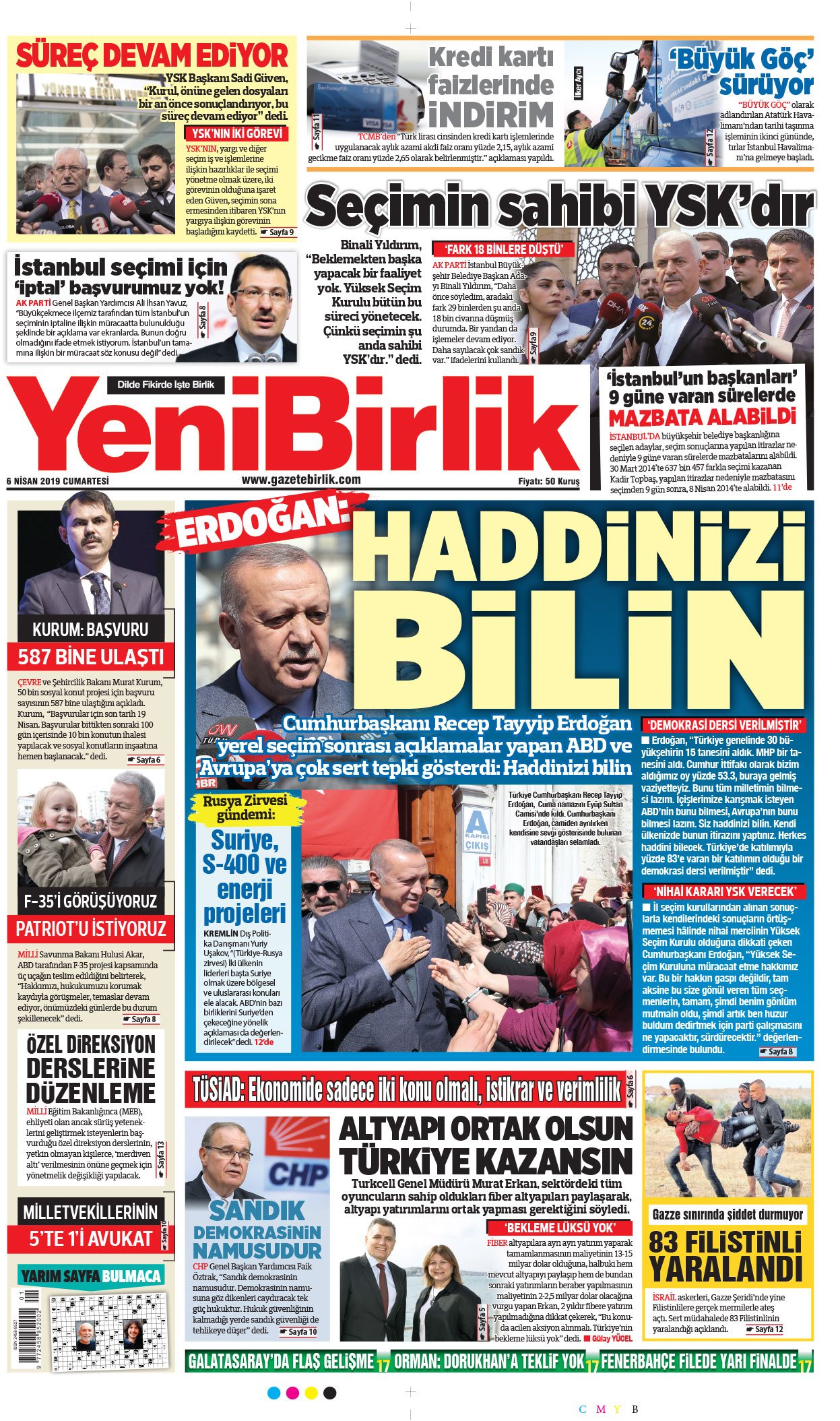 https://www.gazetebirlik.com/06 Nisan 2019