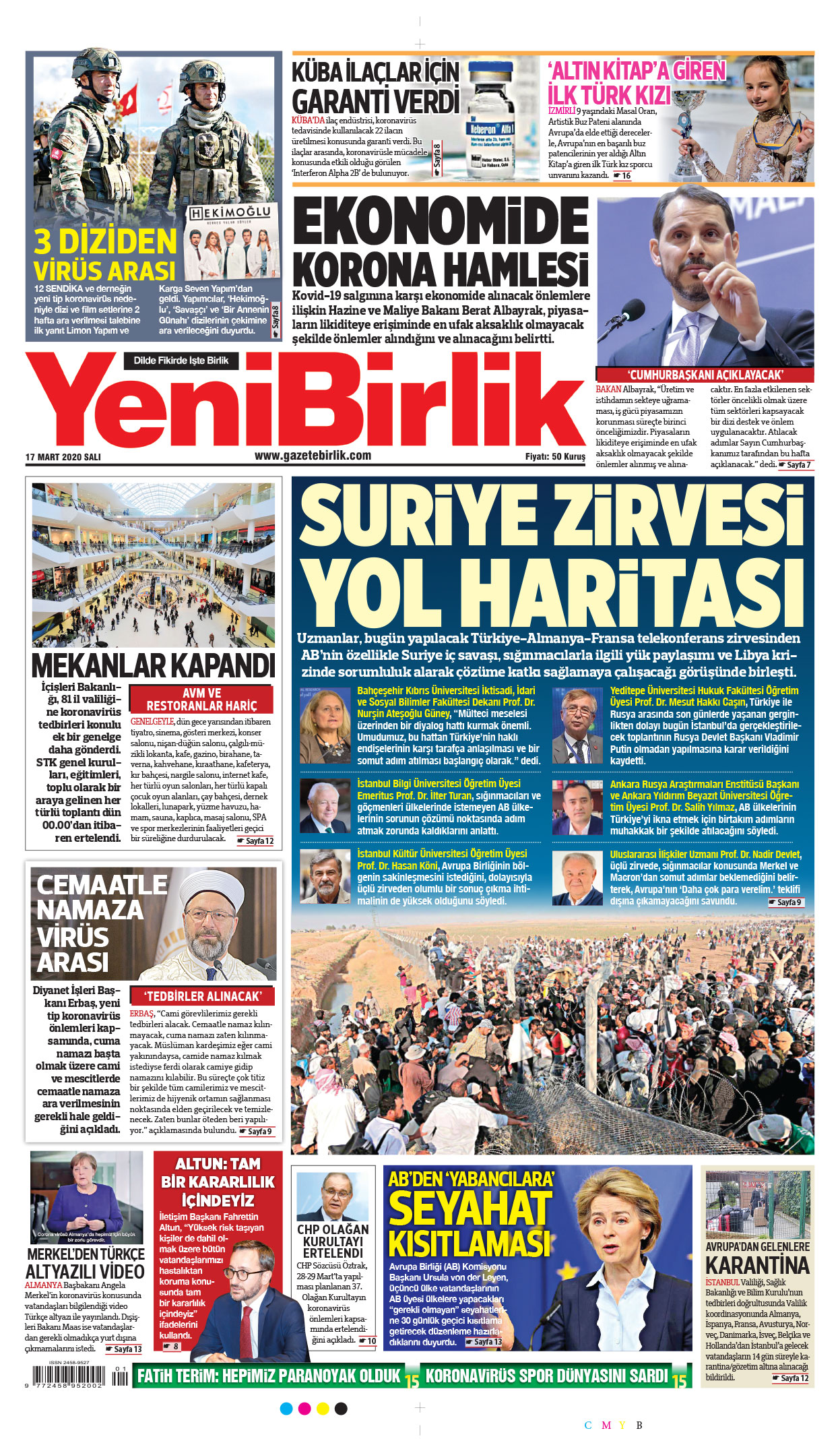 https://www.gazetebirlik.com/17 Mart 2020