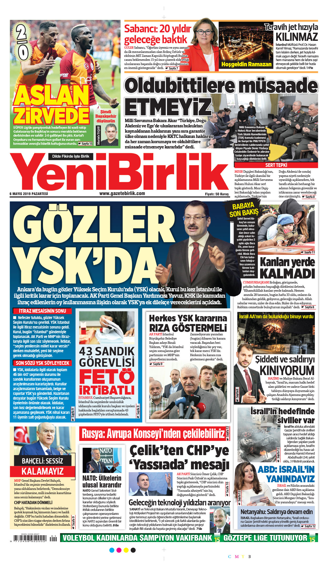 https://www.gazetebirlik.com/06 Mayıs 2019