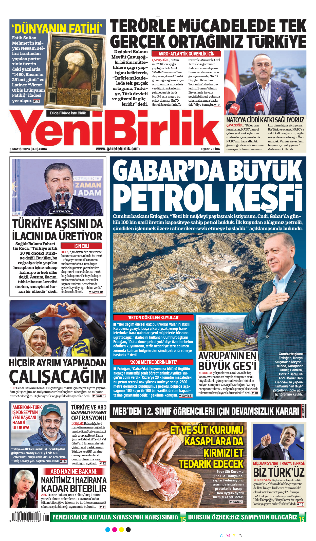 https://www.gazetebirlik.com/03 Mayıs 2023