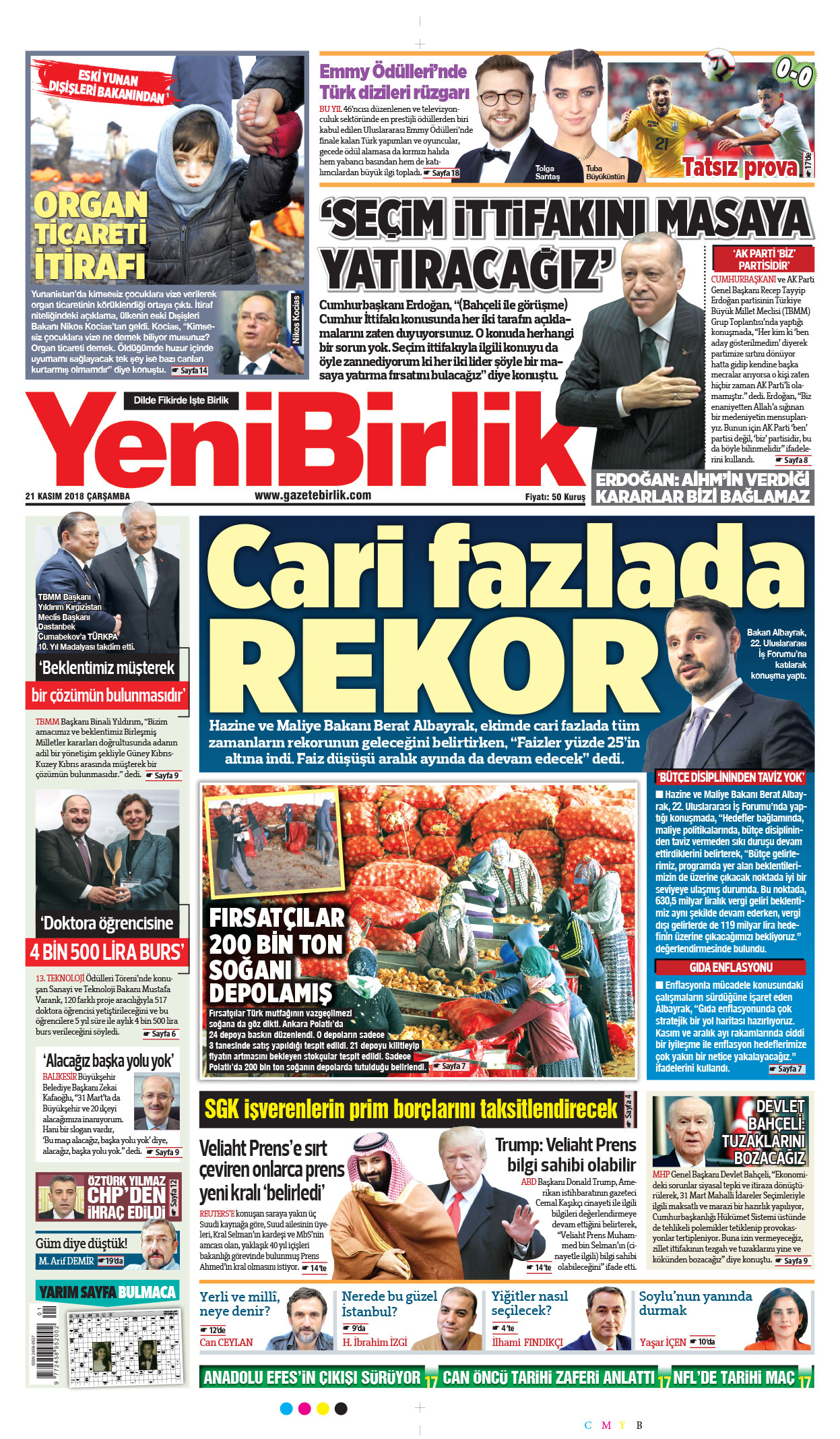 https://www.gazetebirlik.com/21 Kasım 2018