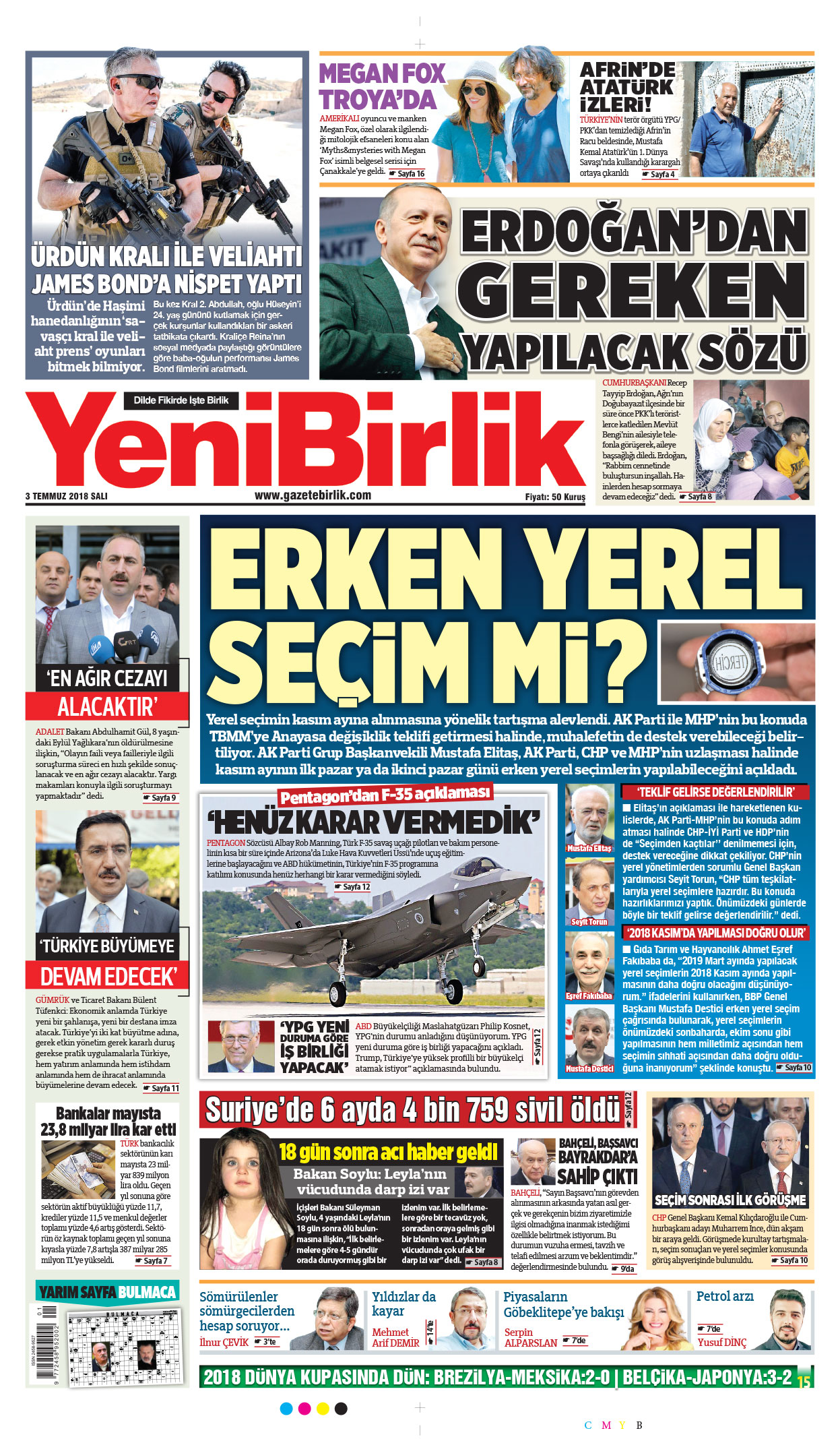 https://www.gazetebirlik.com/03 Temmuz 2018