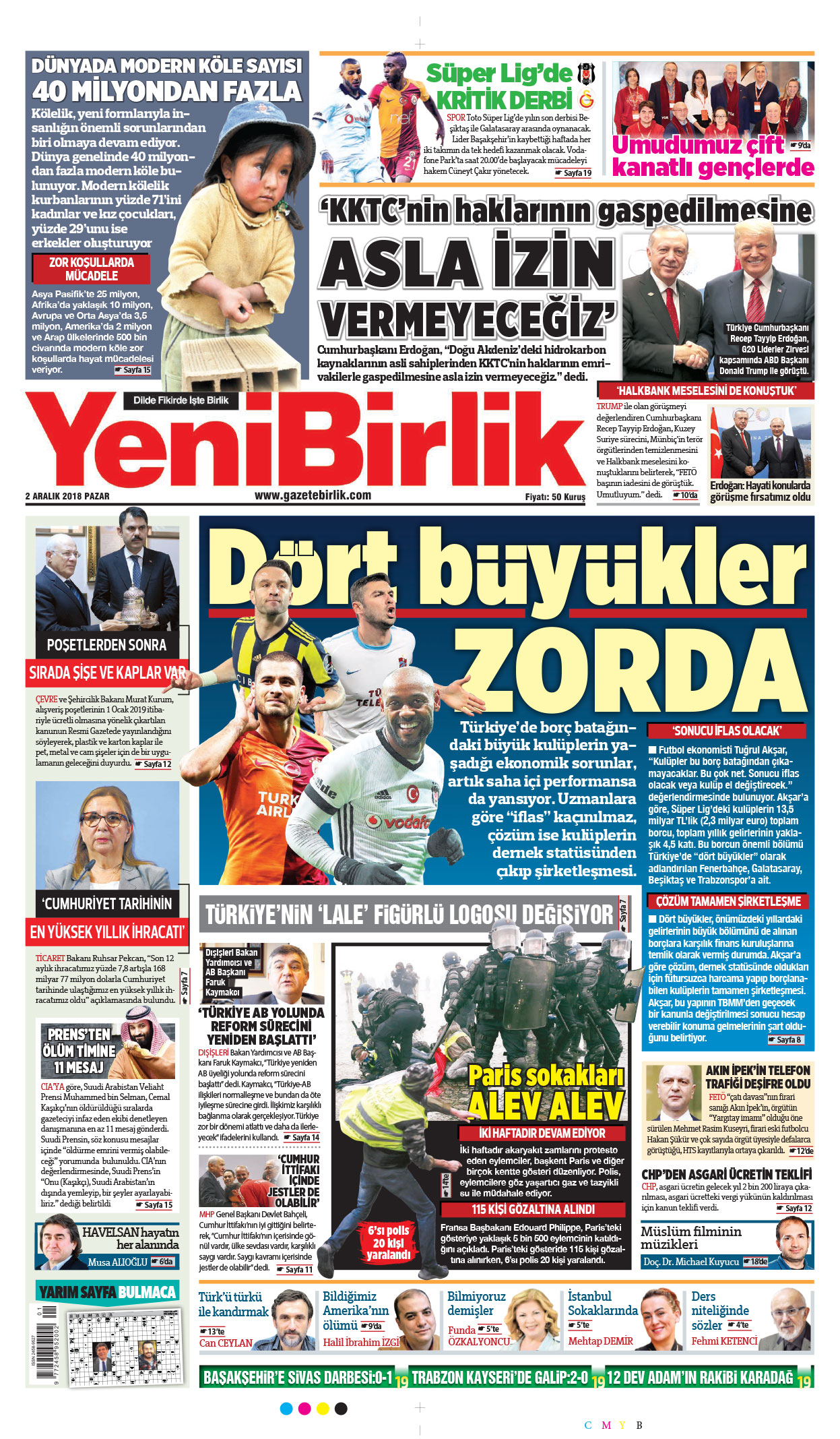 https://www.gazetebirlik.com/02 Aralık 2018