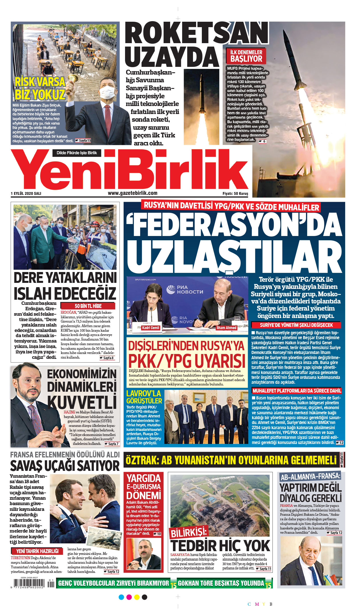 https://www.gazetebirlik.com/01 Eylül 2020