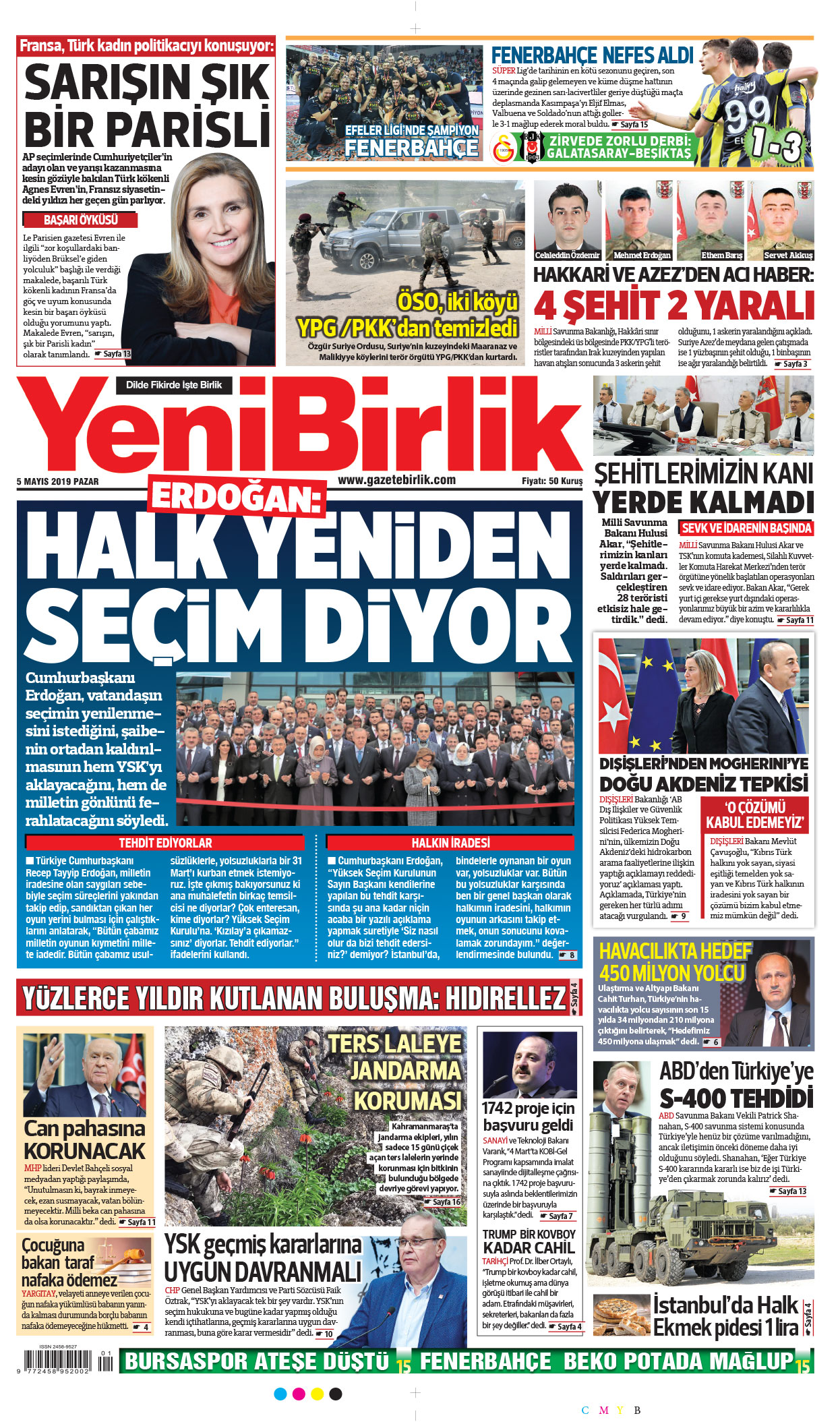 https://www.gazetebirlik.com/05 Mayıs 2019