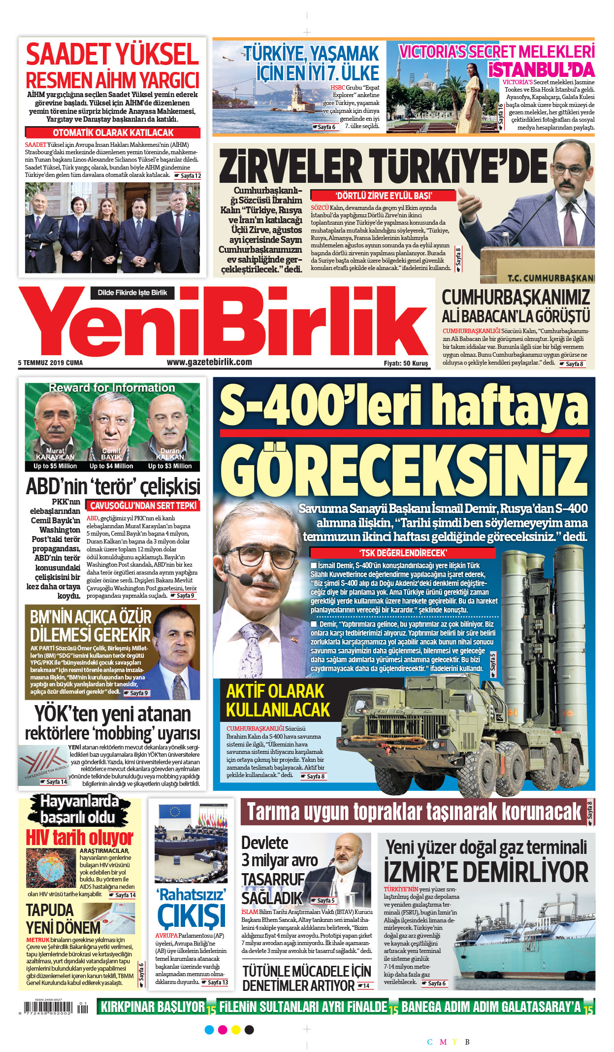 https://www.gazetebirlik.com/05 Temmuz 2019