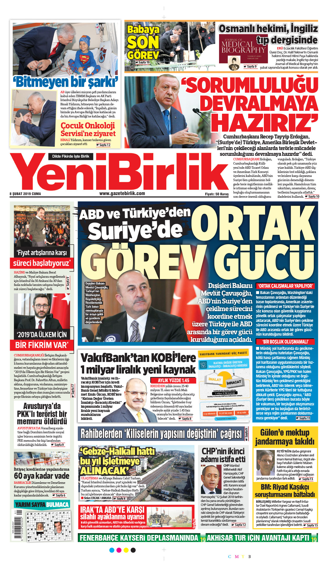 https://www.gazetebirlik.com/08 Şubat 2019