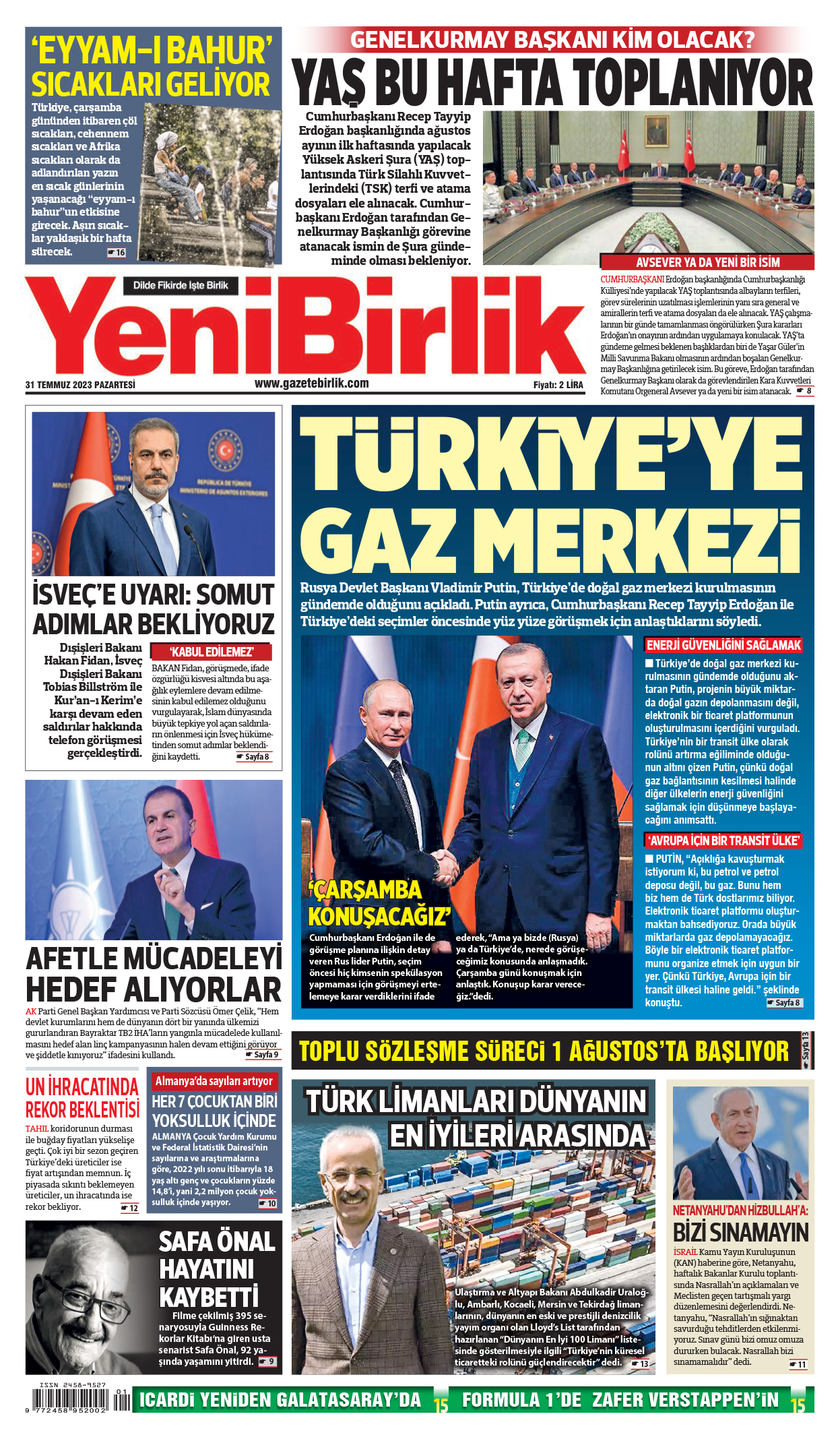 https://www.gazetebirlik.com/31 Temmuz 2023