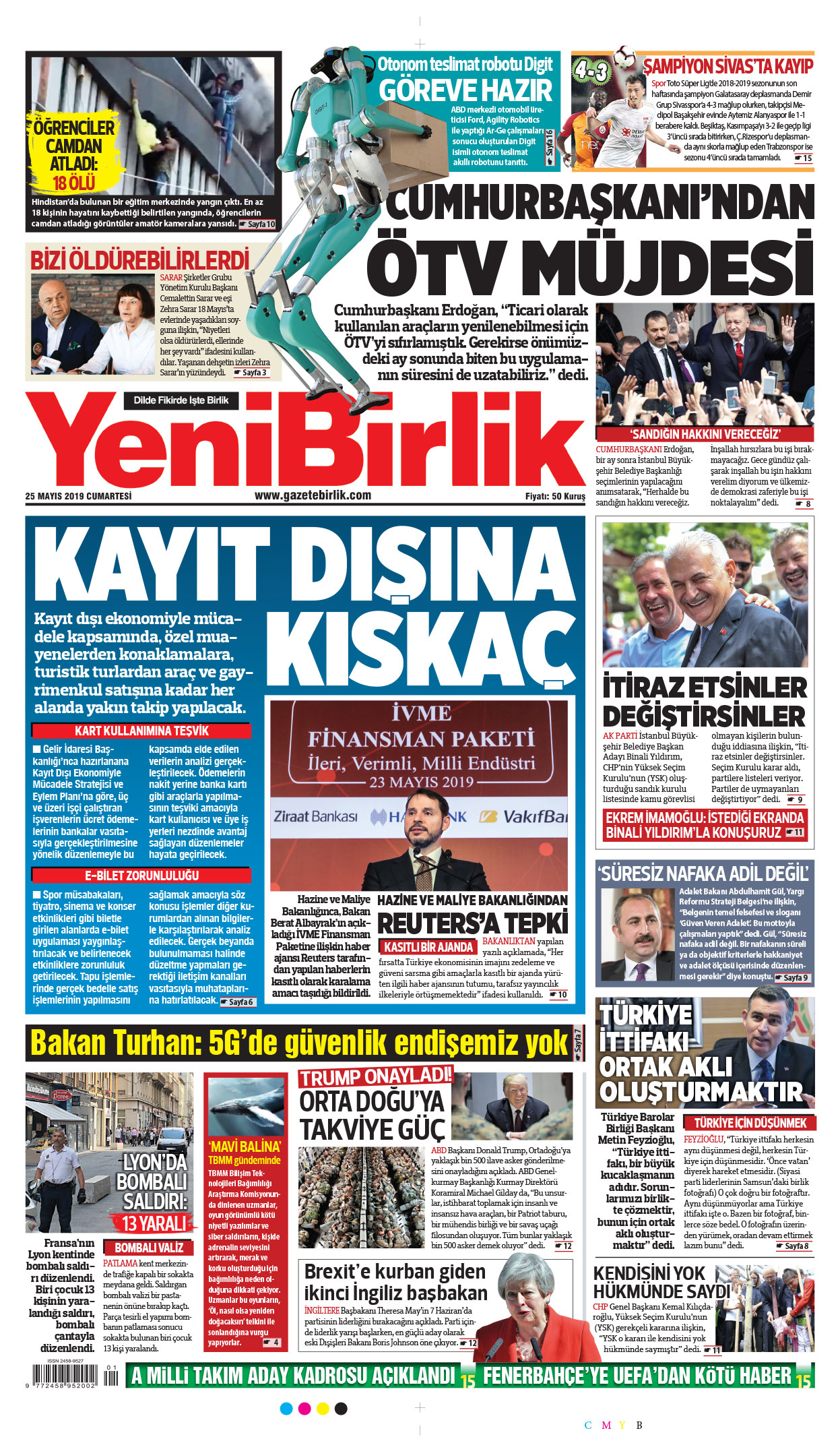 https://www.gazetebirlik.com/25 Mayıs 2019