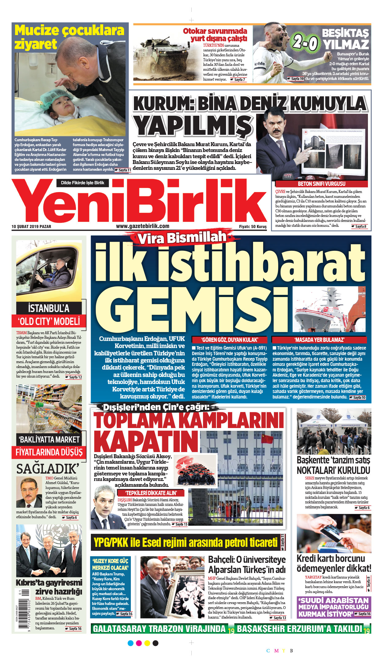 https://www.gazetebirlik.com/10 Şubat 2019