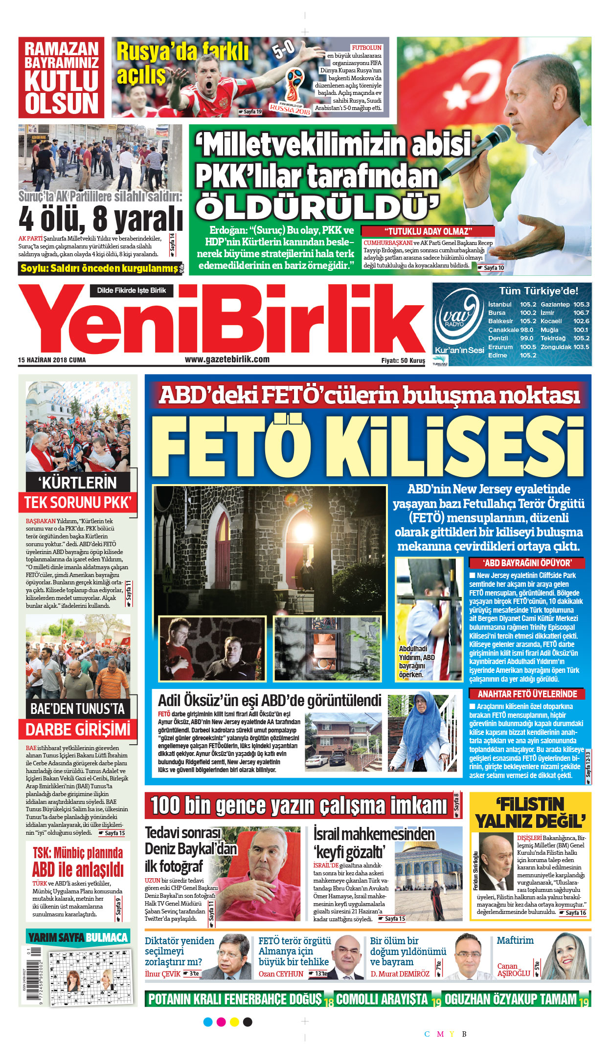 https://www.gazetebirlik.com/15 Haziran 2018