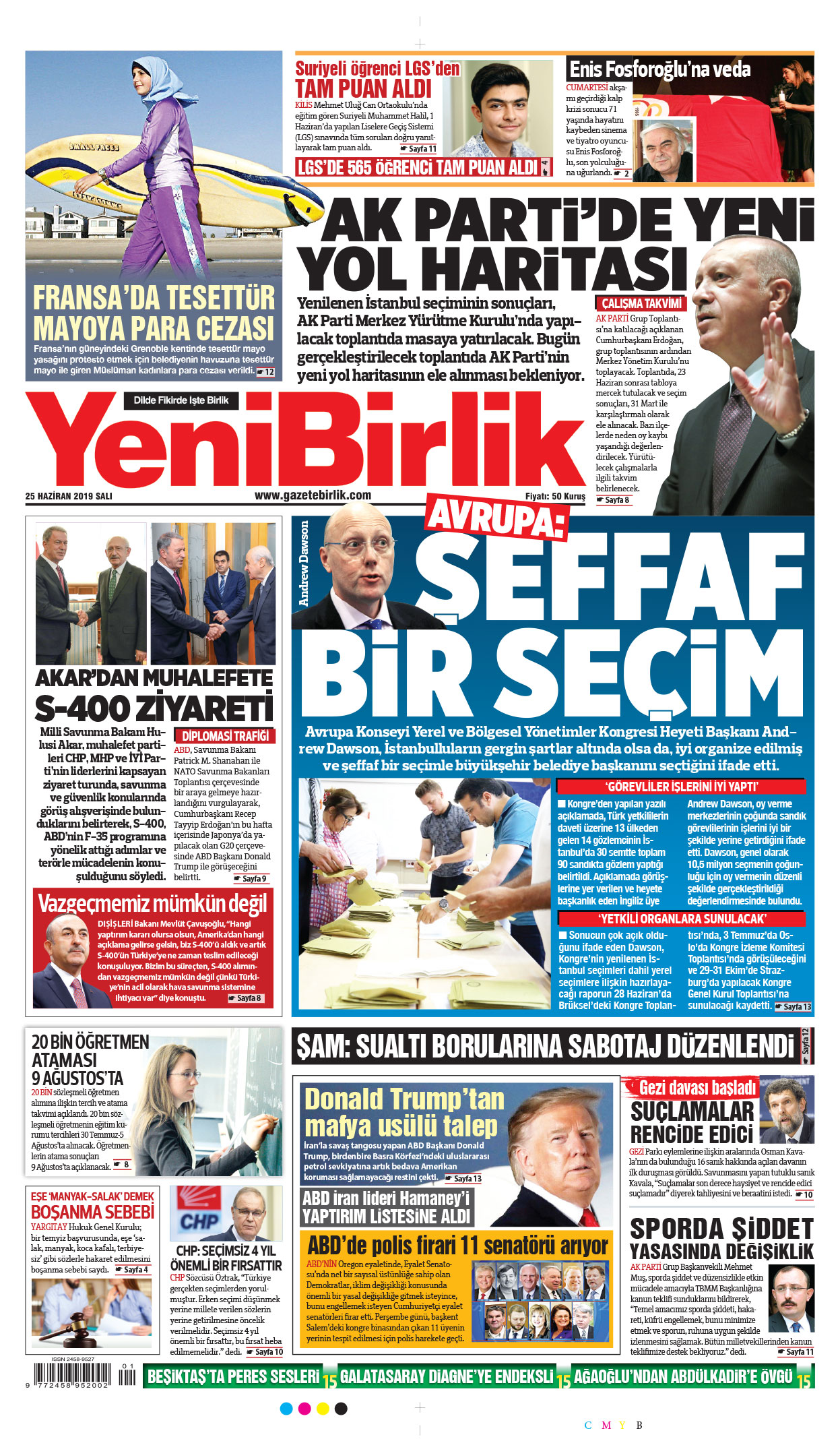 https://www.gazetebirlik.com/25 Haziran 2019