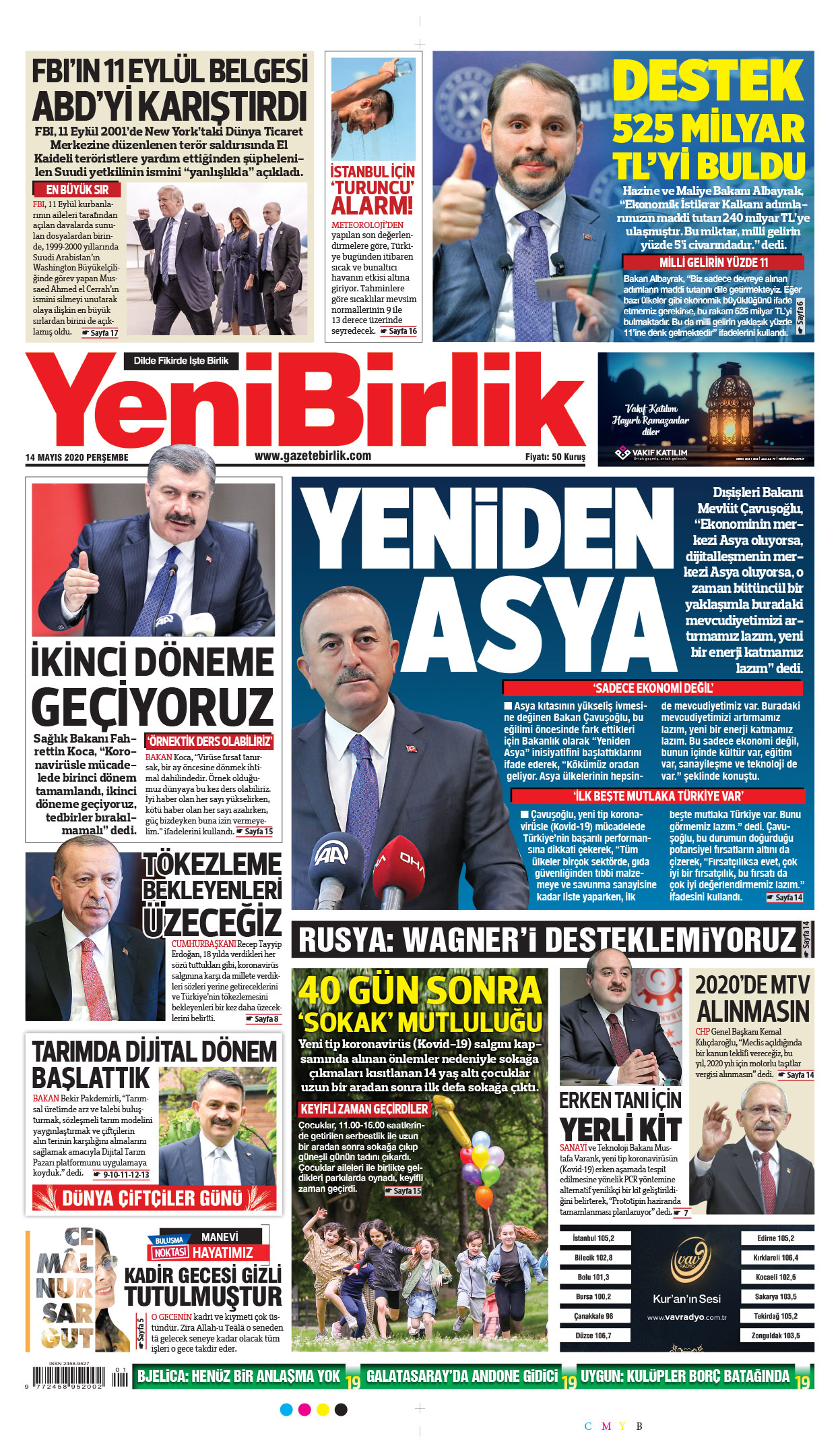 https://www.gazetebirlik.com/14 Mayıs 2020