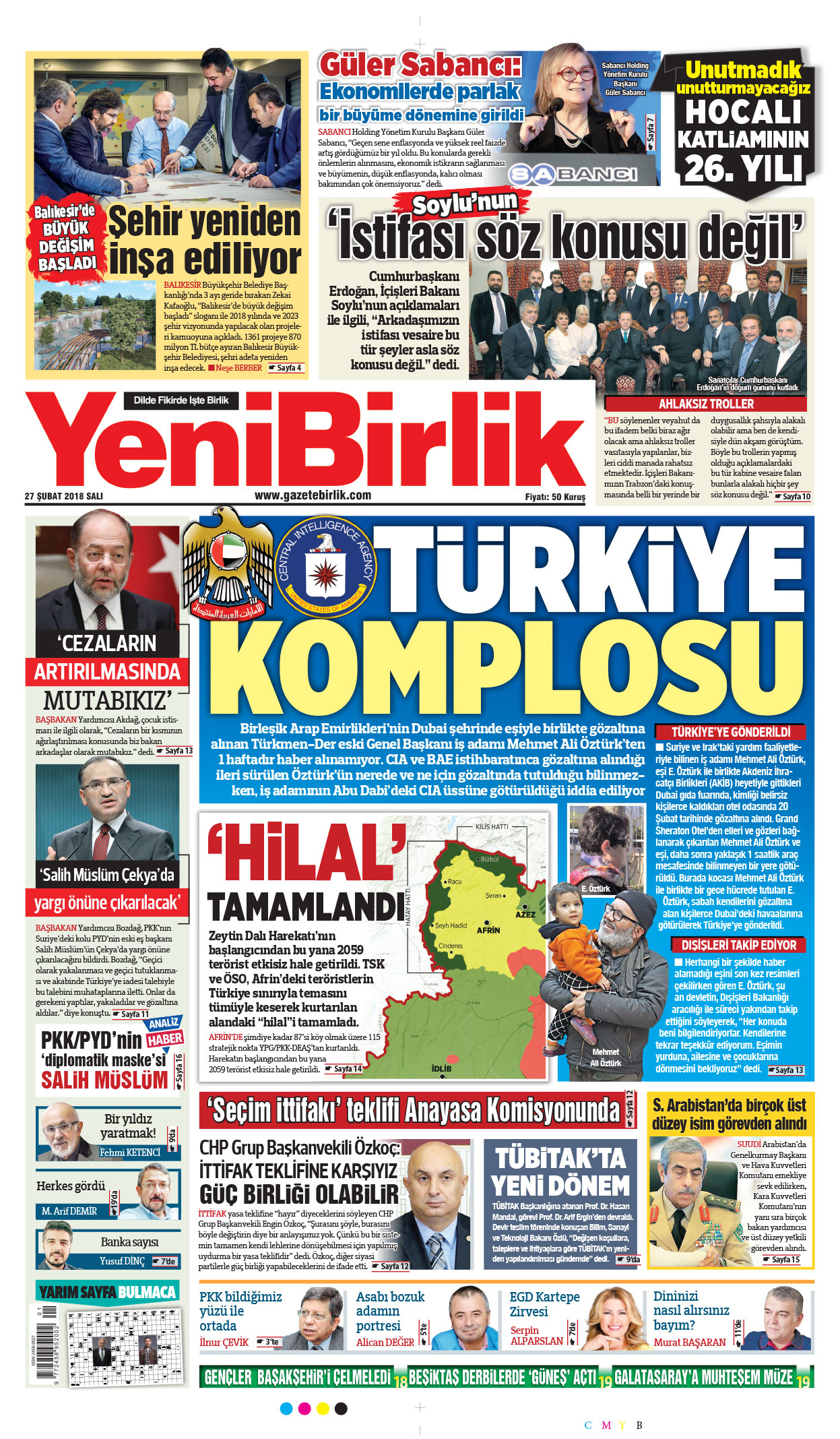 https://www.gazetebirlik.com/27 Şubat 2018