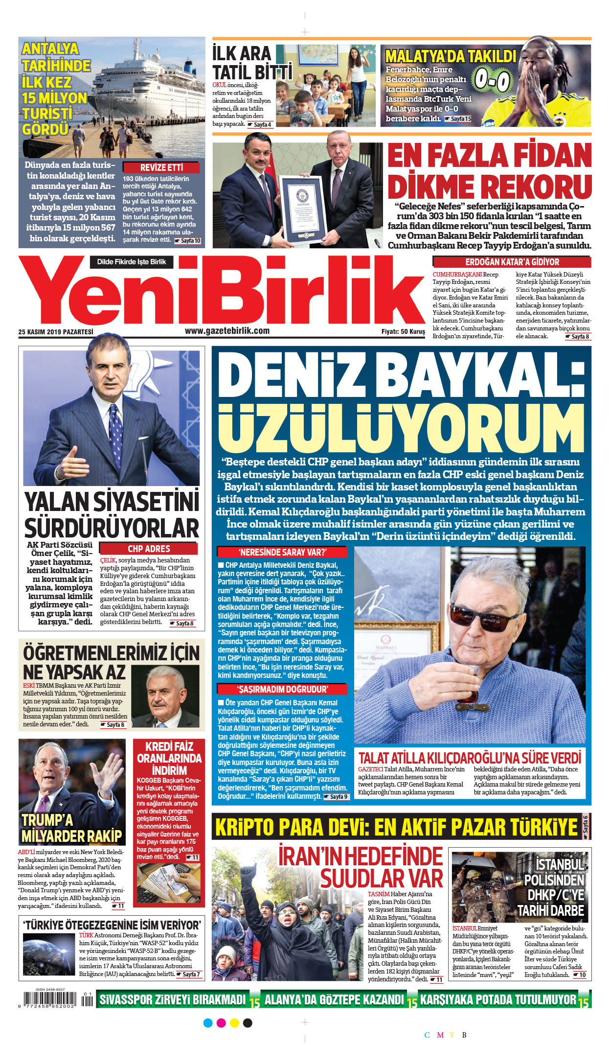 https://www.gazetebirlik.com/25 Kasım 2019