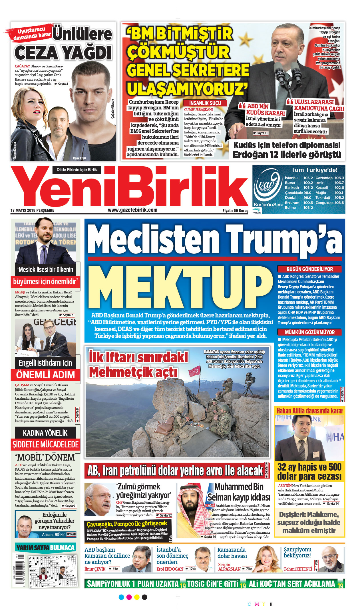 https://www.gazetebirlik.com/17 Mayıs 2018