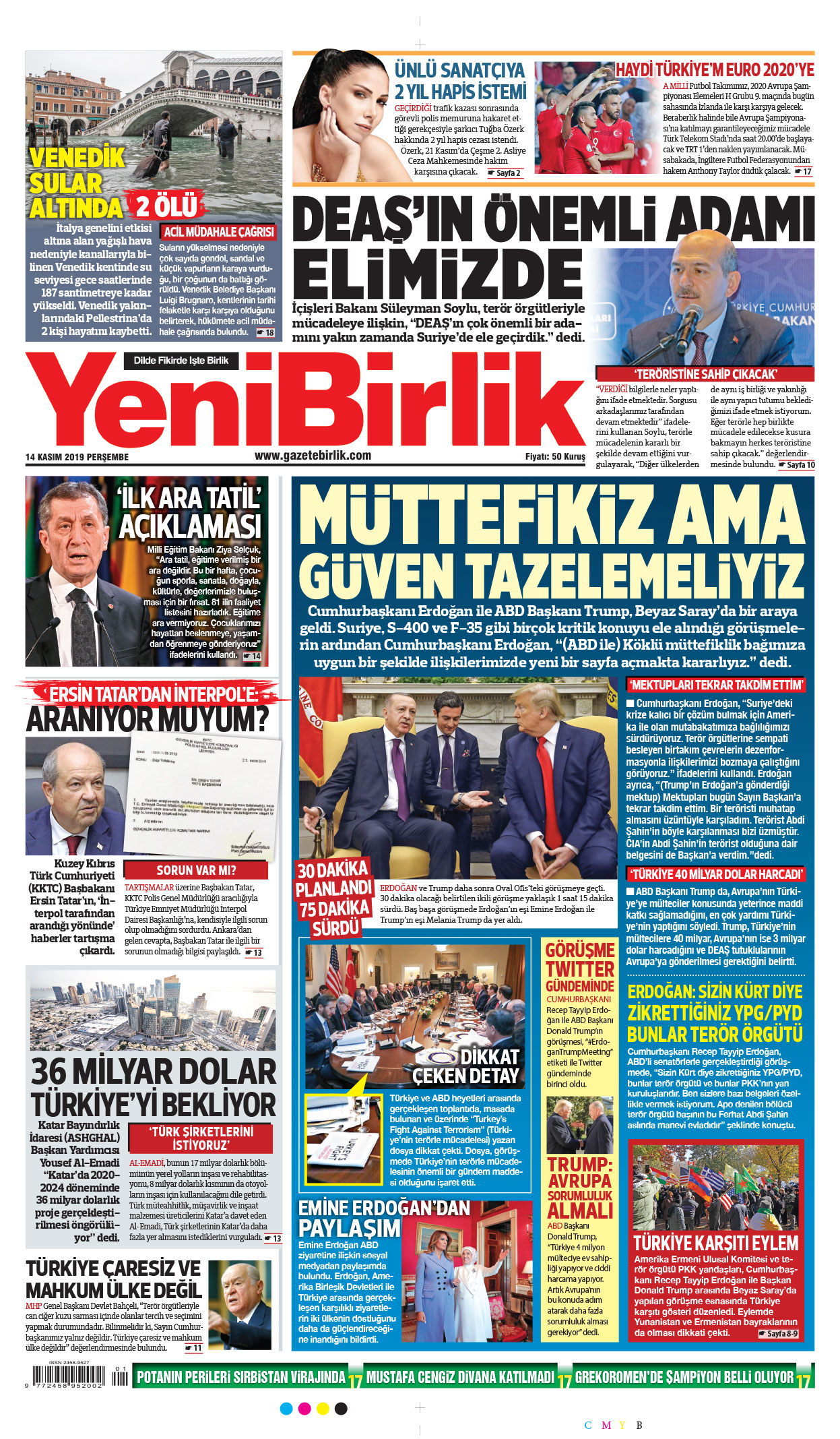 https://www.gazetebirlik.com/14 Kasım 2019