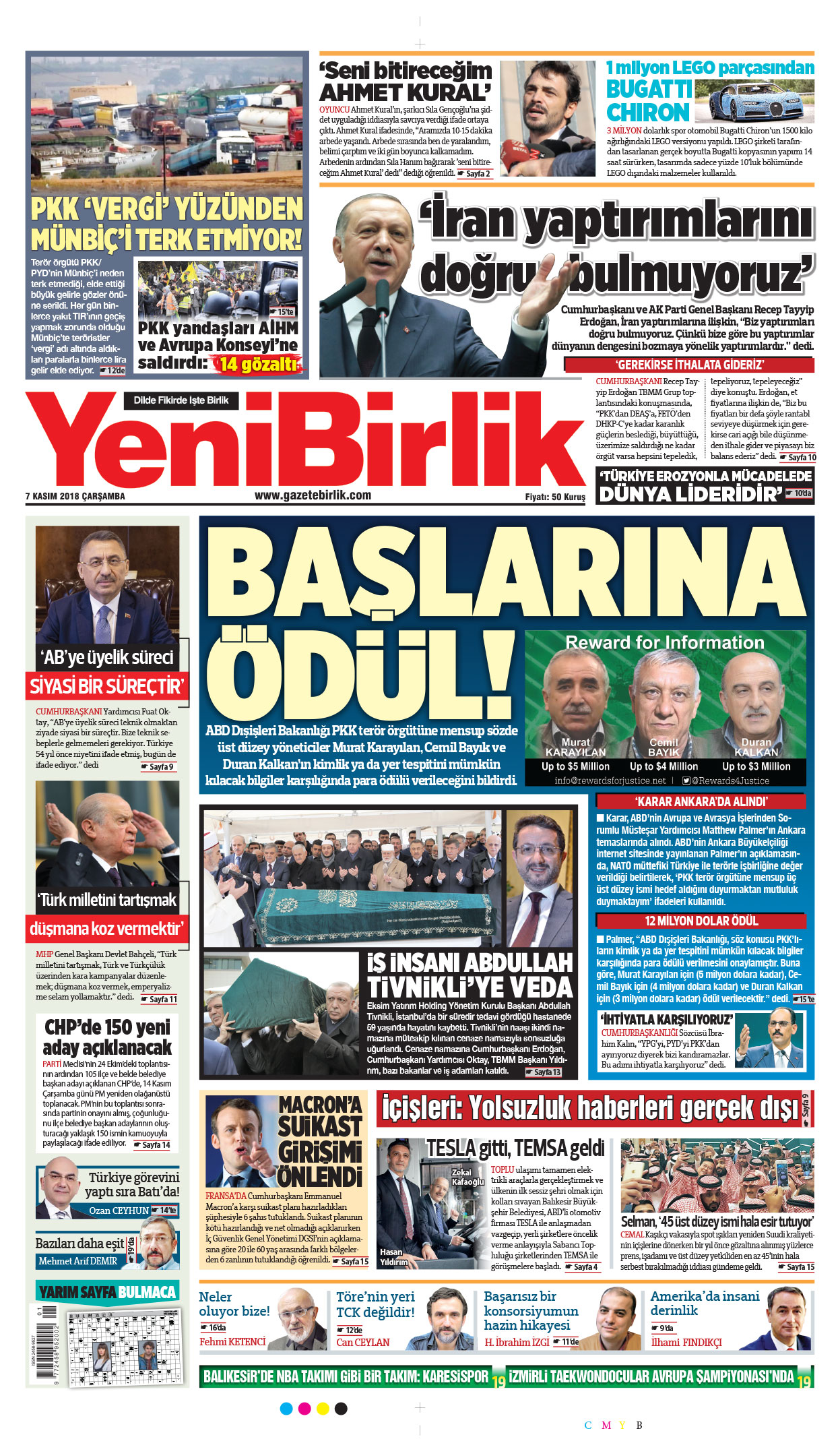 https://www.gazetebirlik.com/07 Kasım 2018