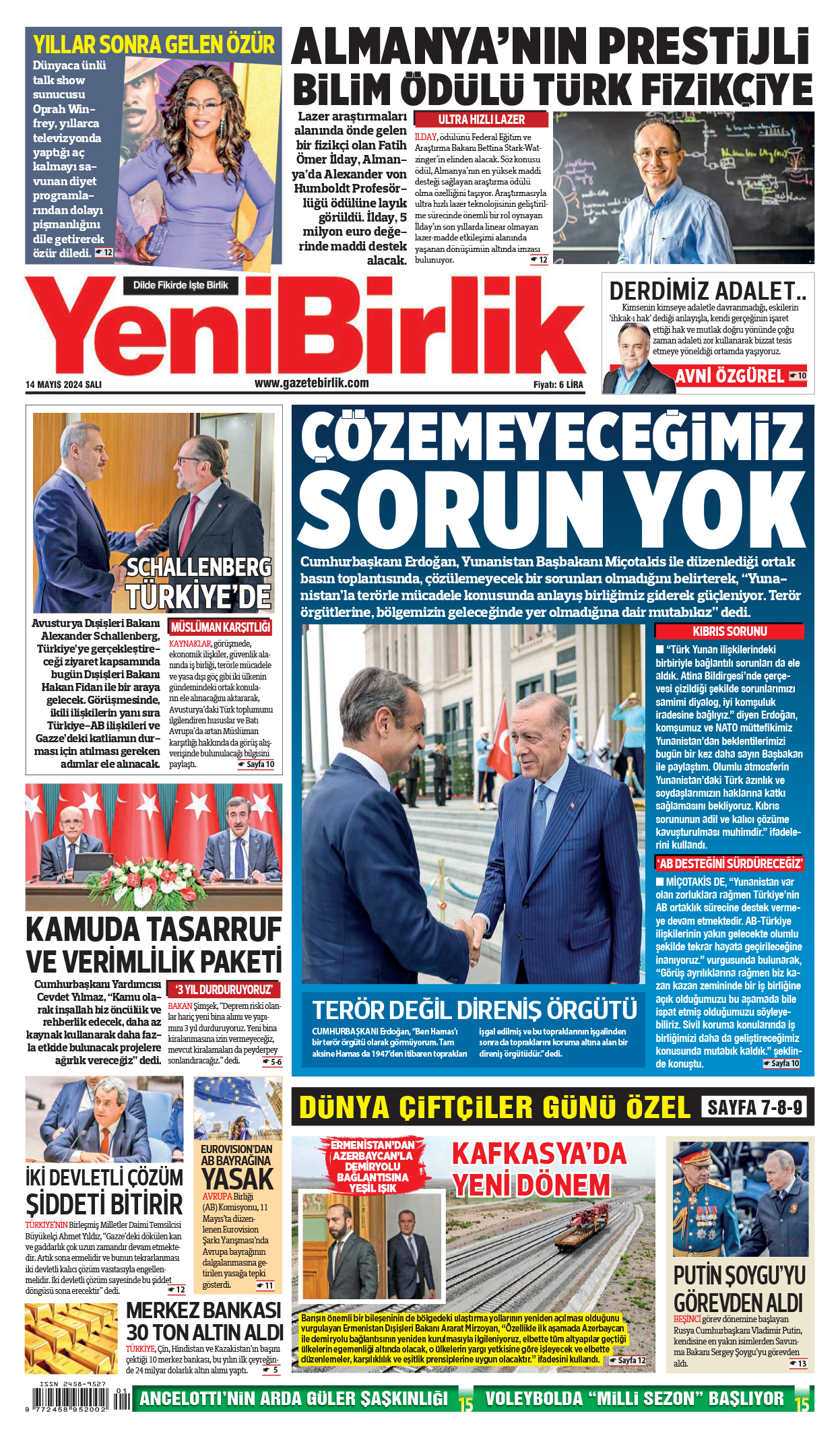 https://www.gazetebirlik.com/14 Mayıs 2024