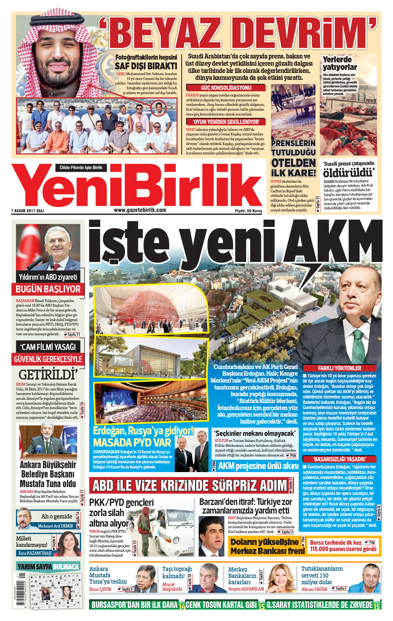 https://www.gazetebirlik.com/07 Kasım 2017