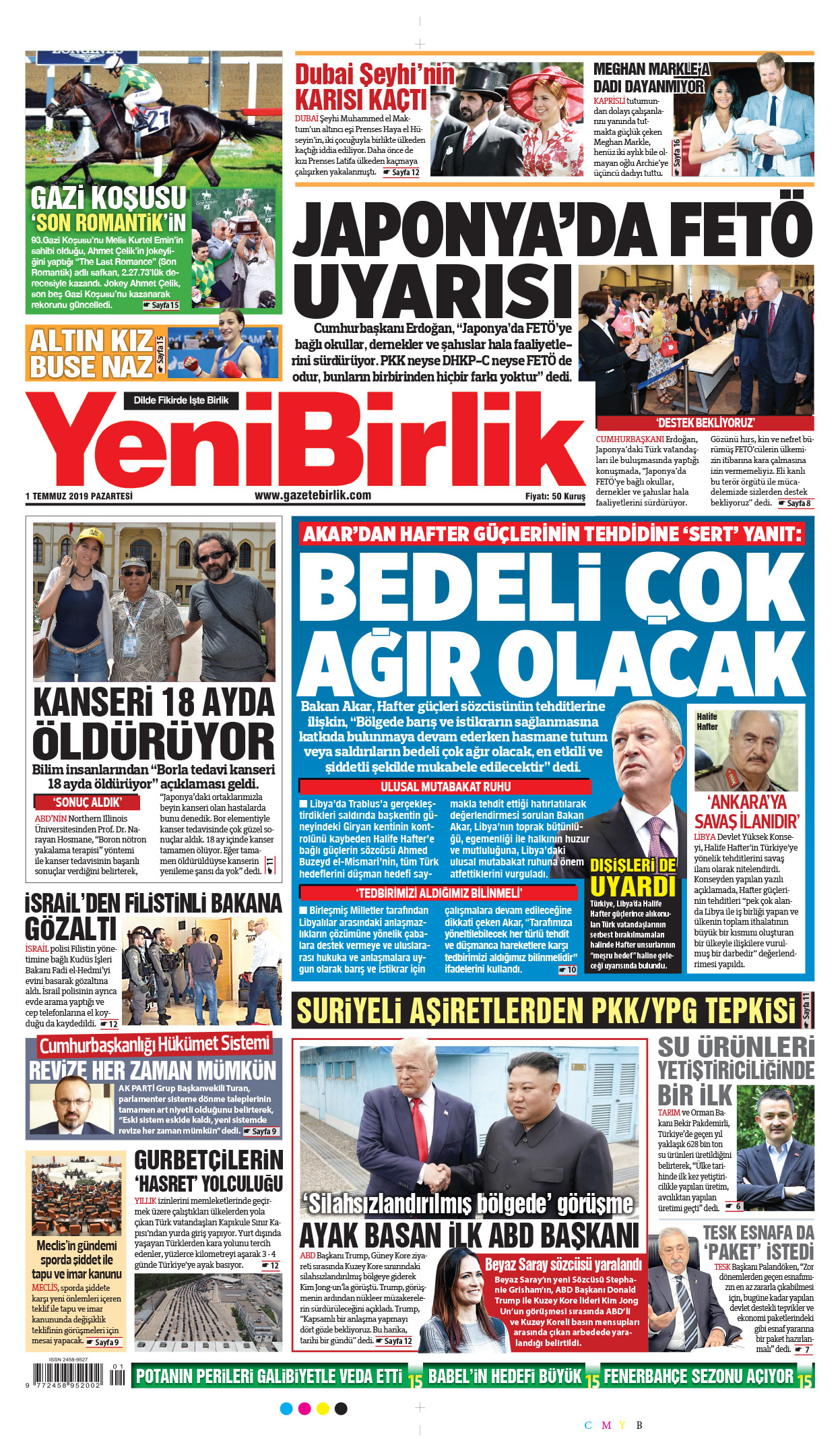 https://www.gazetebirlik.com/01 Temmuz 2019