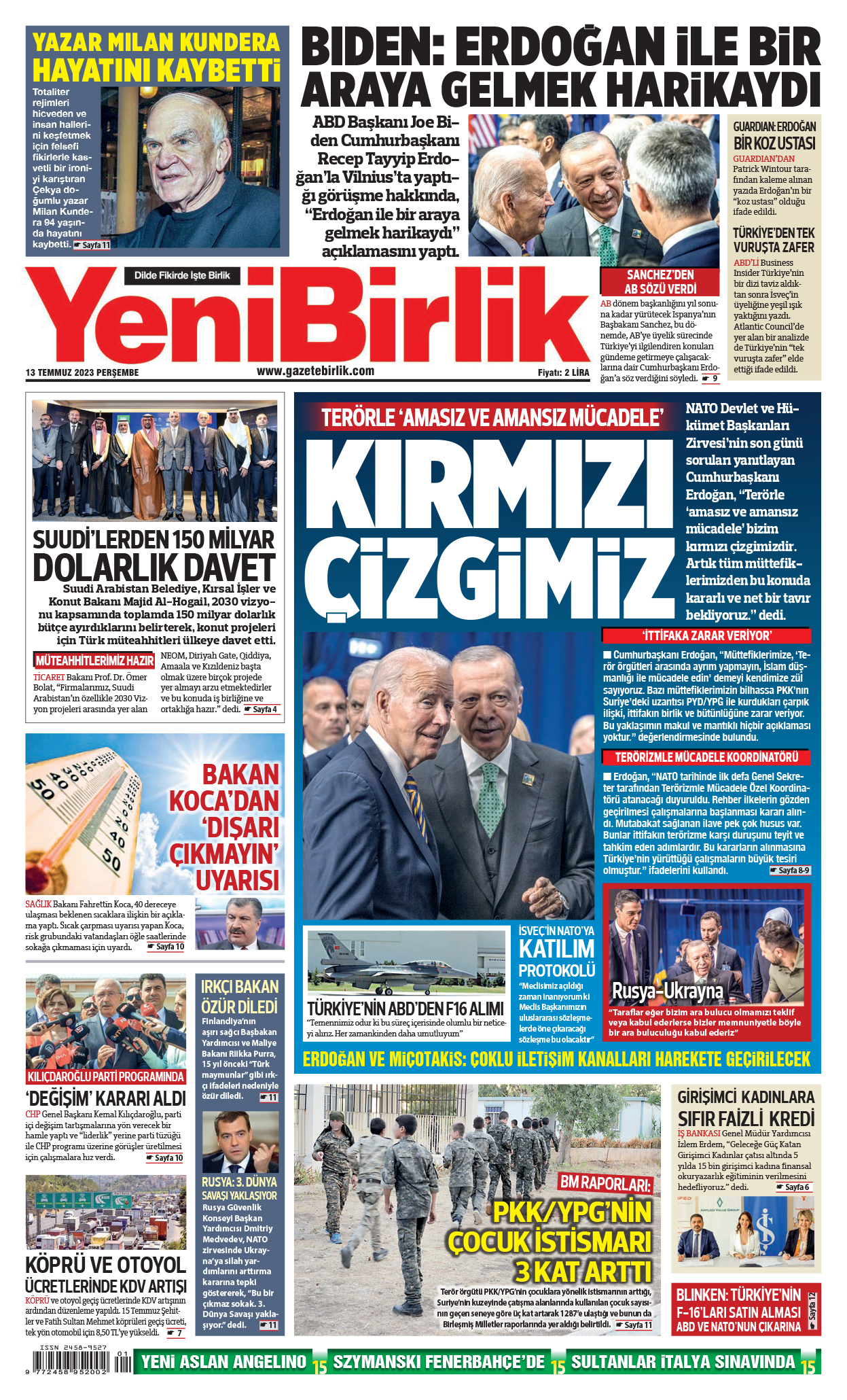 https://www.gazetebirlik.com/13 Temmuz 2023