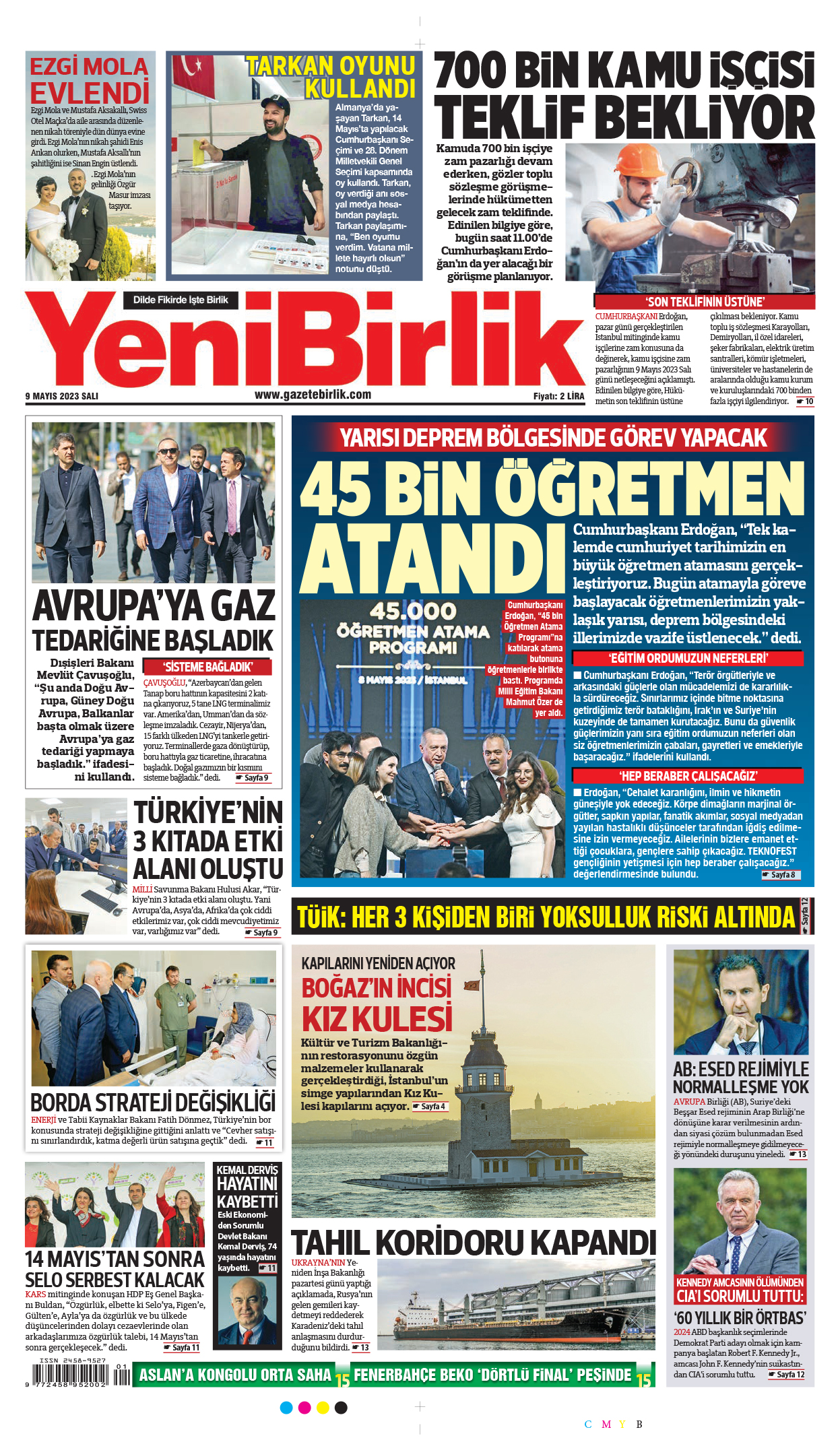 https://www.gazetebirlik.com/09 Mayıs 2023