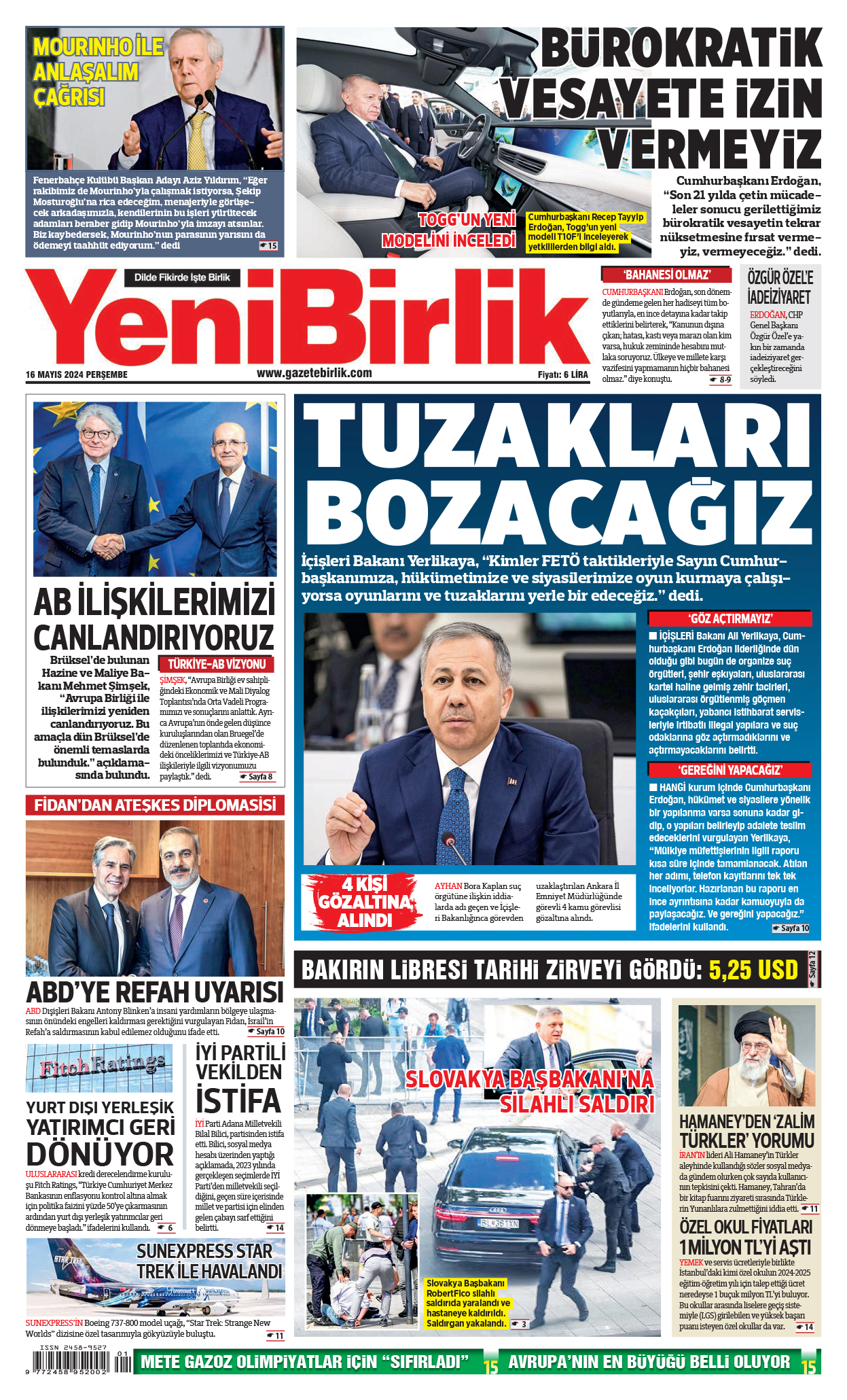 https://www.gazetebirlik.com/16 Mayıs 2024