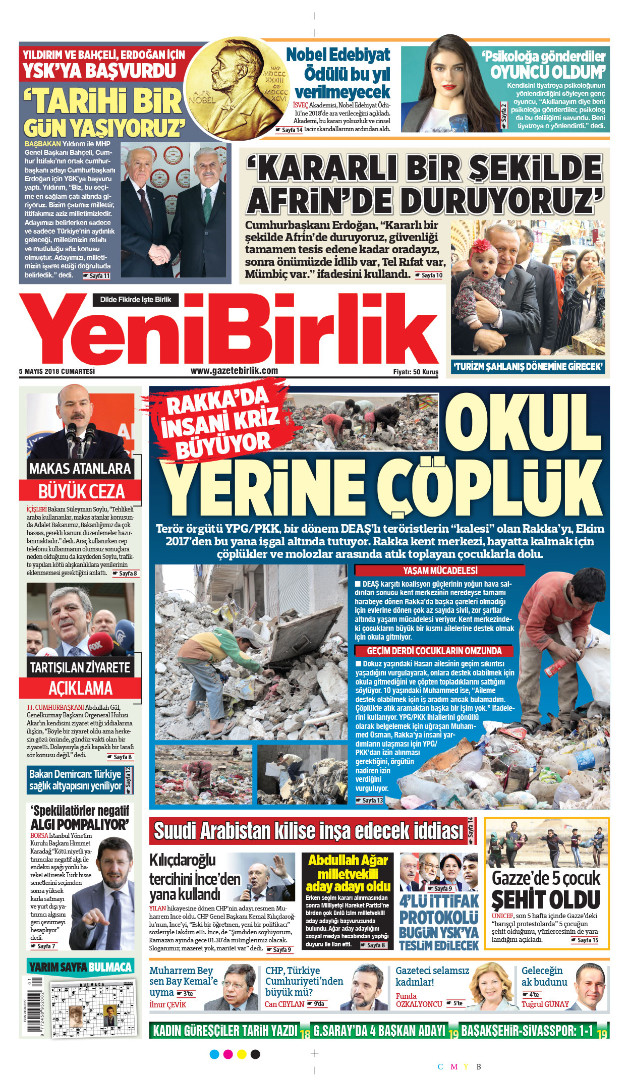 https://www.gazetebirlik.com/05 Mayıs 2018