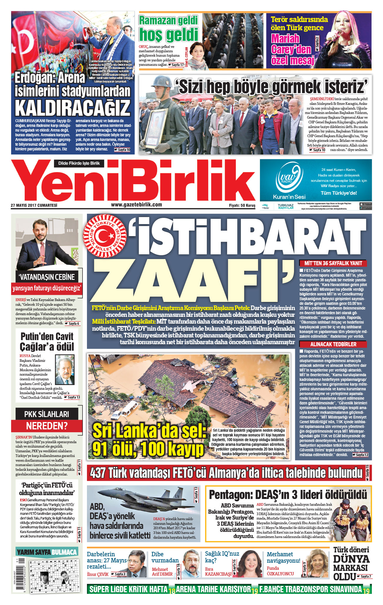 https://www.gazetebirlik.com/27 Mayıs 2017