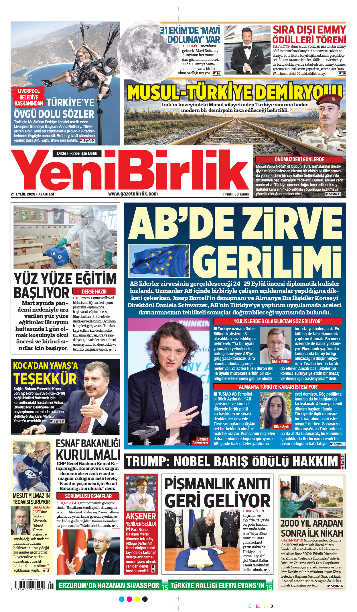 https://www.gazetebirlik.com/21 Eylül 2020