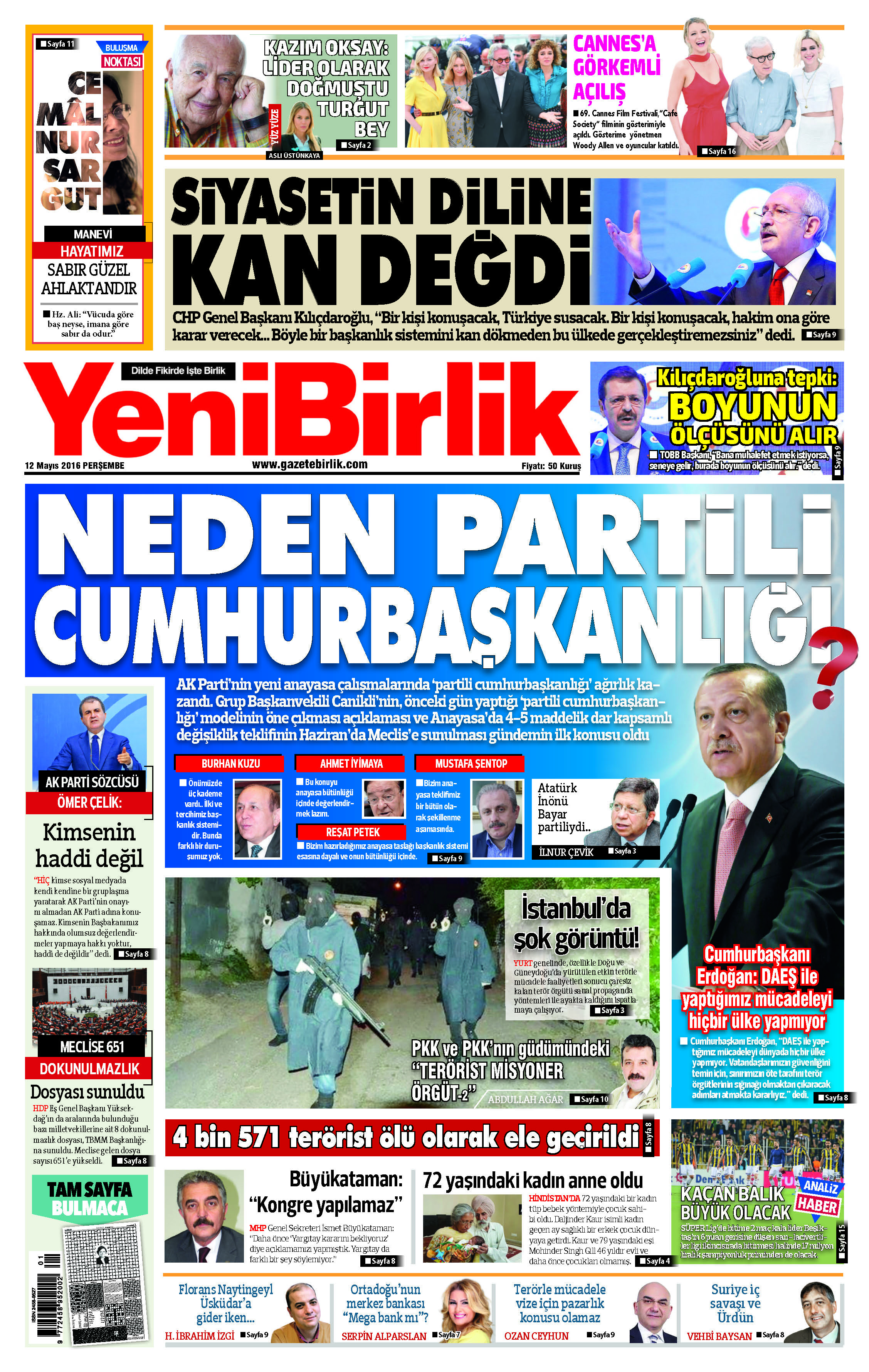 https://www.gazetebirlik.com/12 Mayıs 2016