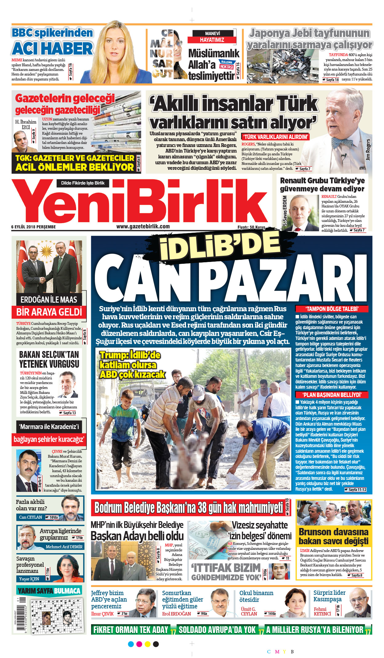 https://www.gazetebirlik.com/06 Eylül 2018