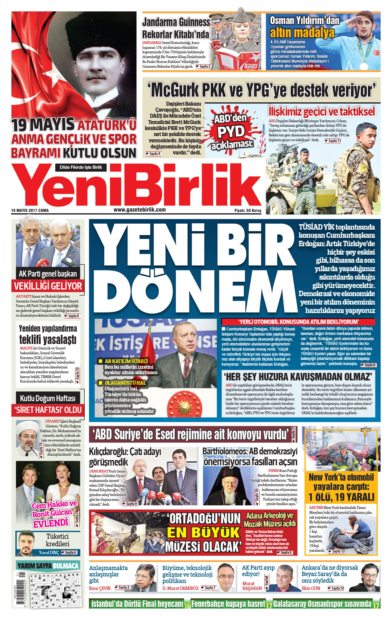 https://www.gazetebirlik.com/19 Mayıs 2017