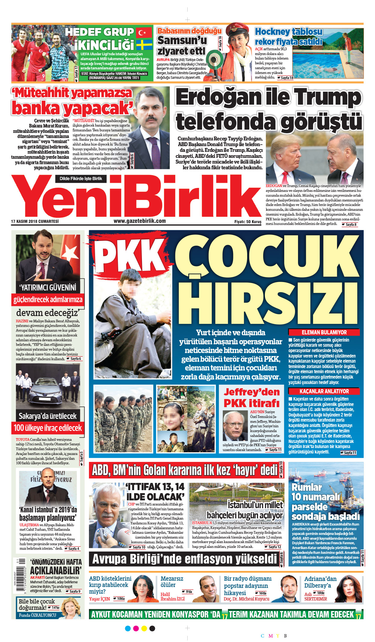 https://www.gazetebirlik.com/17 Kasım 2018