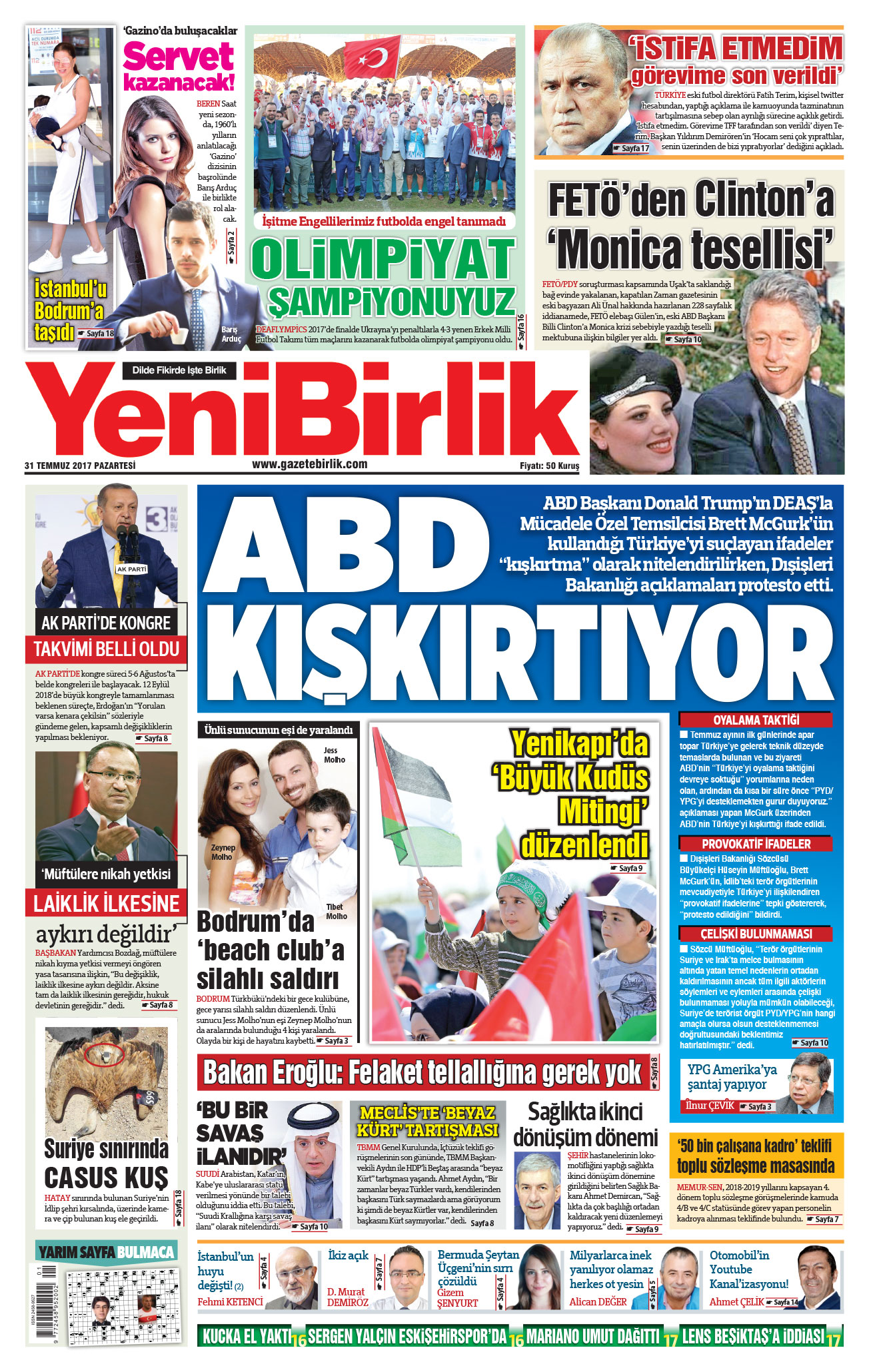 https://www.gazetebirlik.com/31 Temmuz 2017