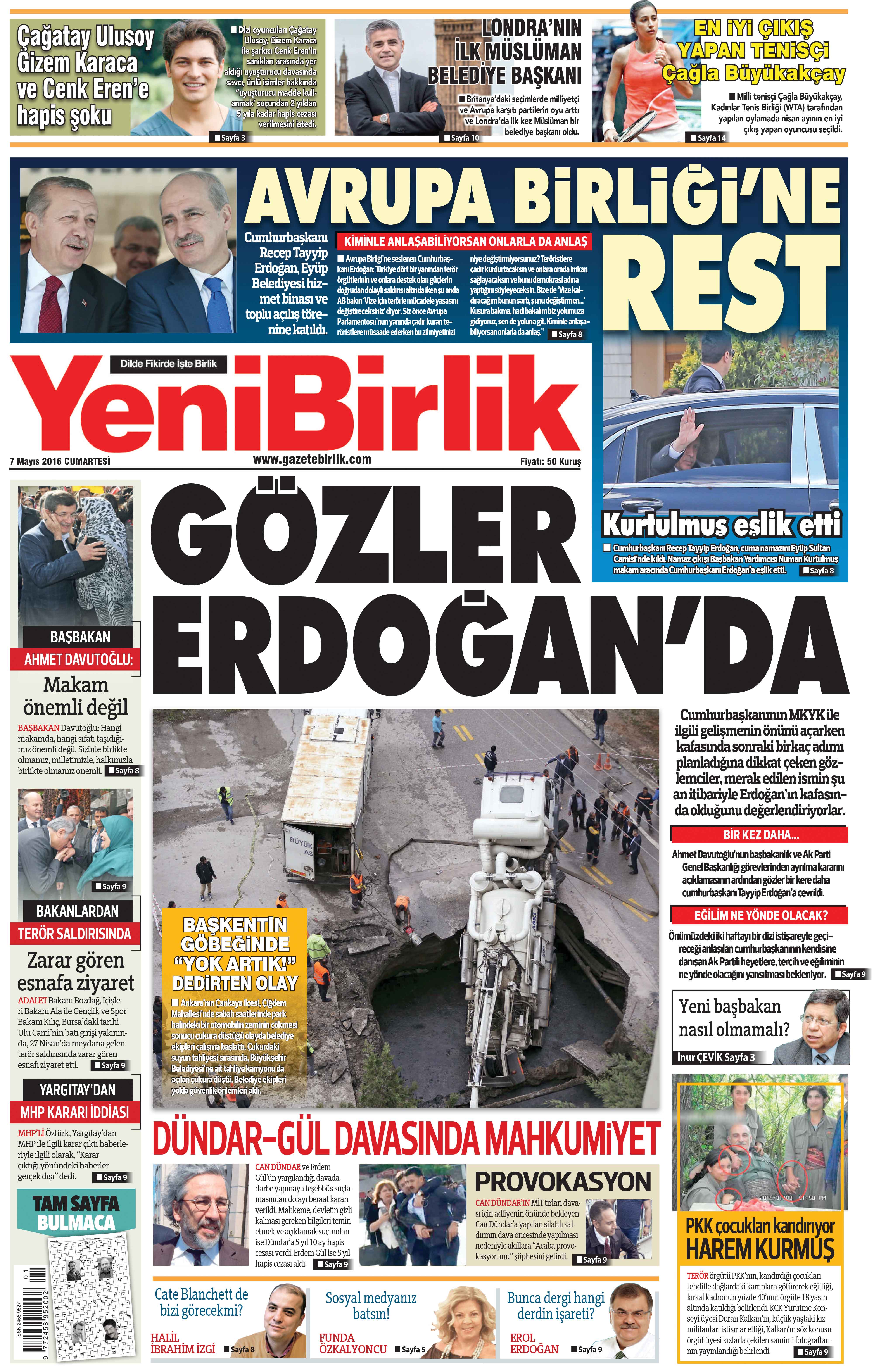 https://www.gazetebirlik.com/07 Mayıs 2016