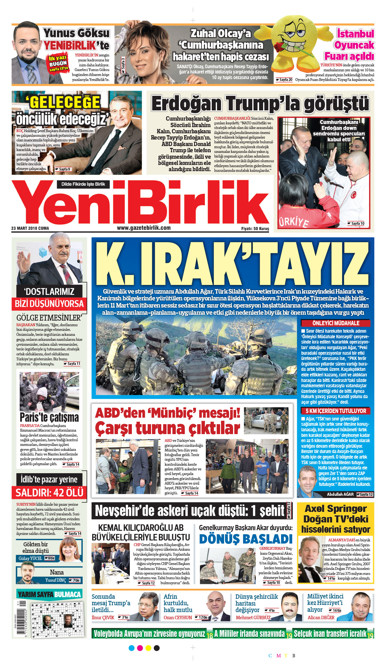 https://www.gazetebirlik.com/23 Mart 2018